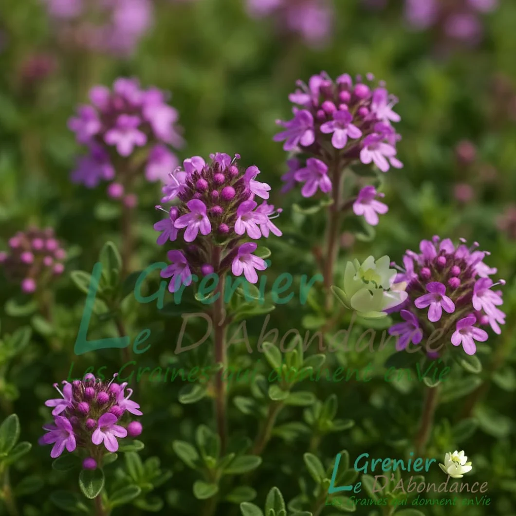 Le Grenier d'Abondance THYM SERPOLET Thymus serpylum 100 graines Aromatiques à semer