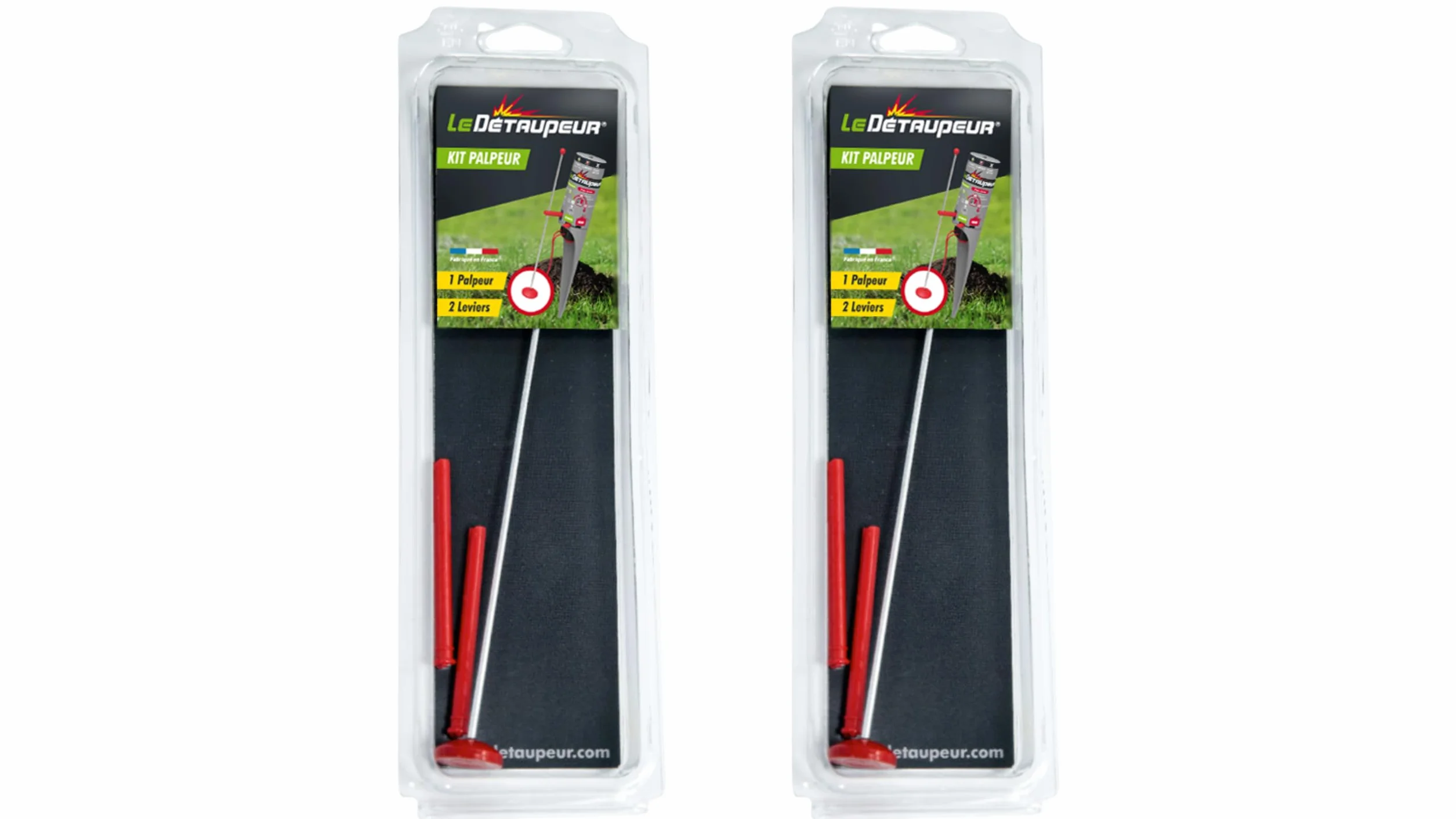 Kit DETAUPEUR 4 Tiges 2 Palpeurs Anti Taupes Campagnols