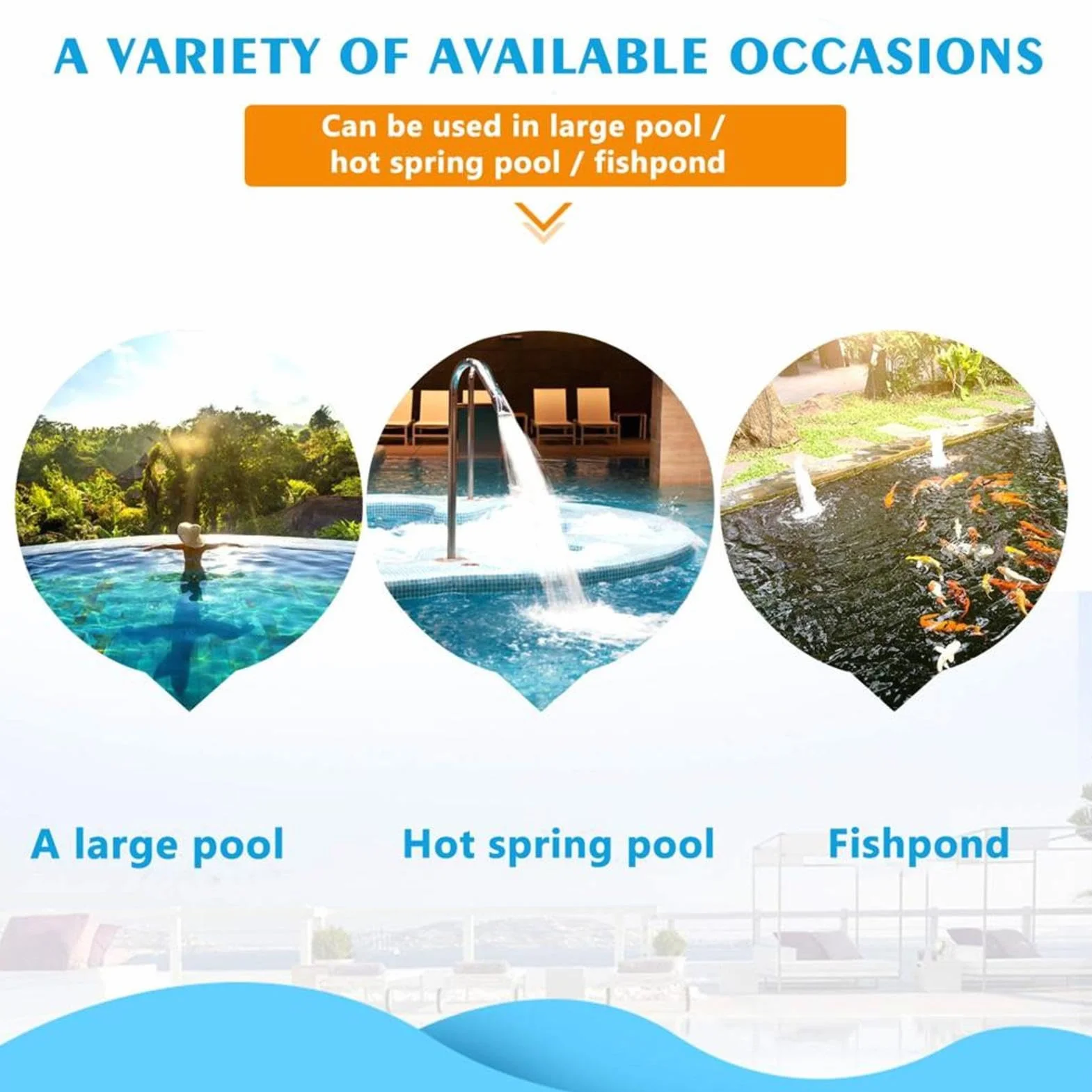 Épuisette Piscine Télescopique Aluminium Réglable 5 Connexions Filet Skimmers Récupération Feuilles Bassin Spa