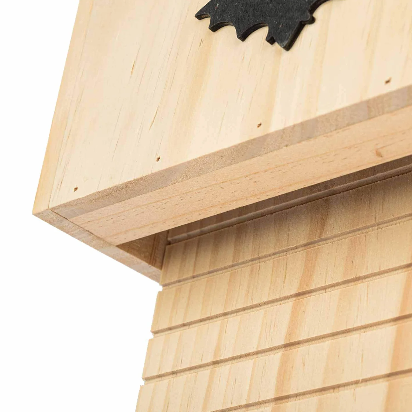 Grande boîte à chauves-souris en bois massif résistante aux intempéries - nichoir pour été et hiver