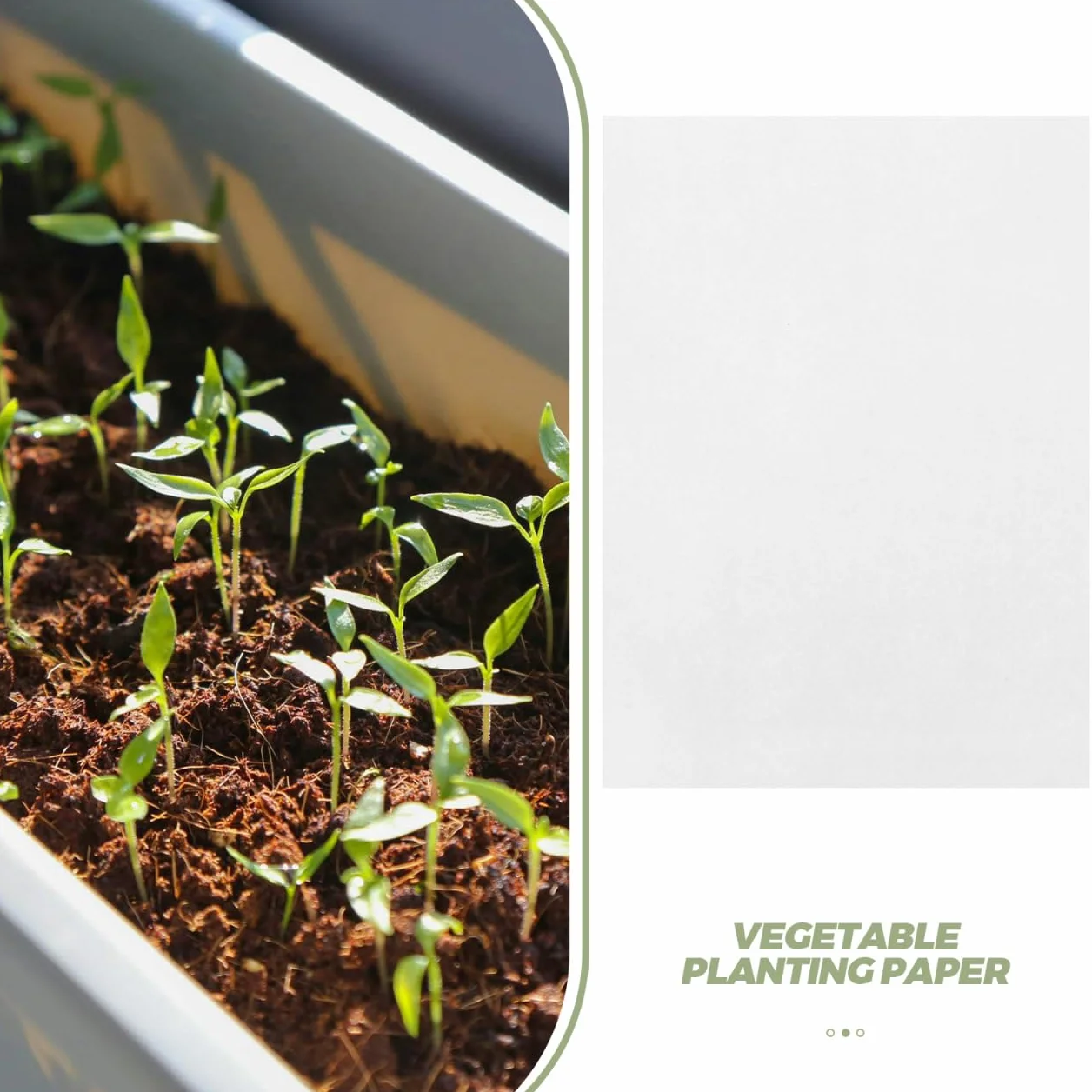 Yardwe Lot de 200 feuilles de papier de culture pour pousses et plateaux, 19 x 27 cm, sans terre, conservation de l'humidité pour microverts et bols de germination