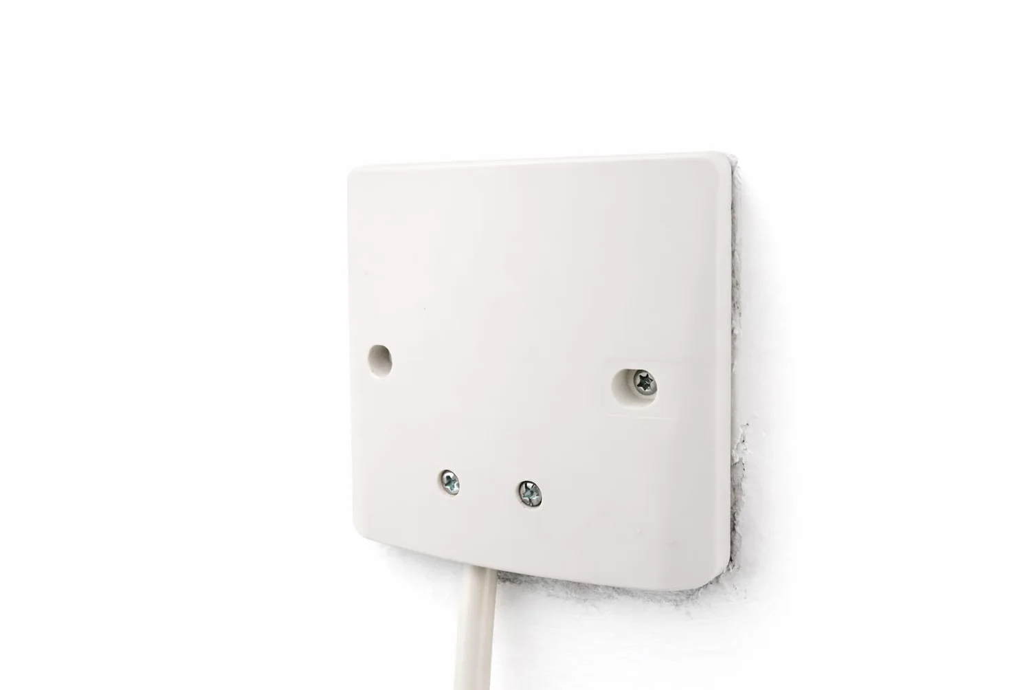 Lot de 2 sorties de câble à griffe, modèle 60080, 16A–20A – Blanc
