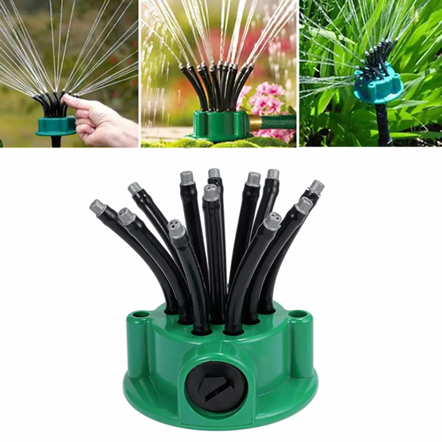 Arroseur Rotatif Pelouse Automatique Jardin Irrigation 1 Pièce Vert Système Souterrain Potager Multi Tête