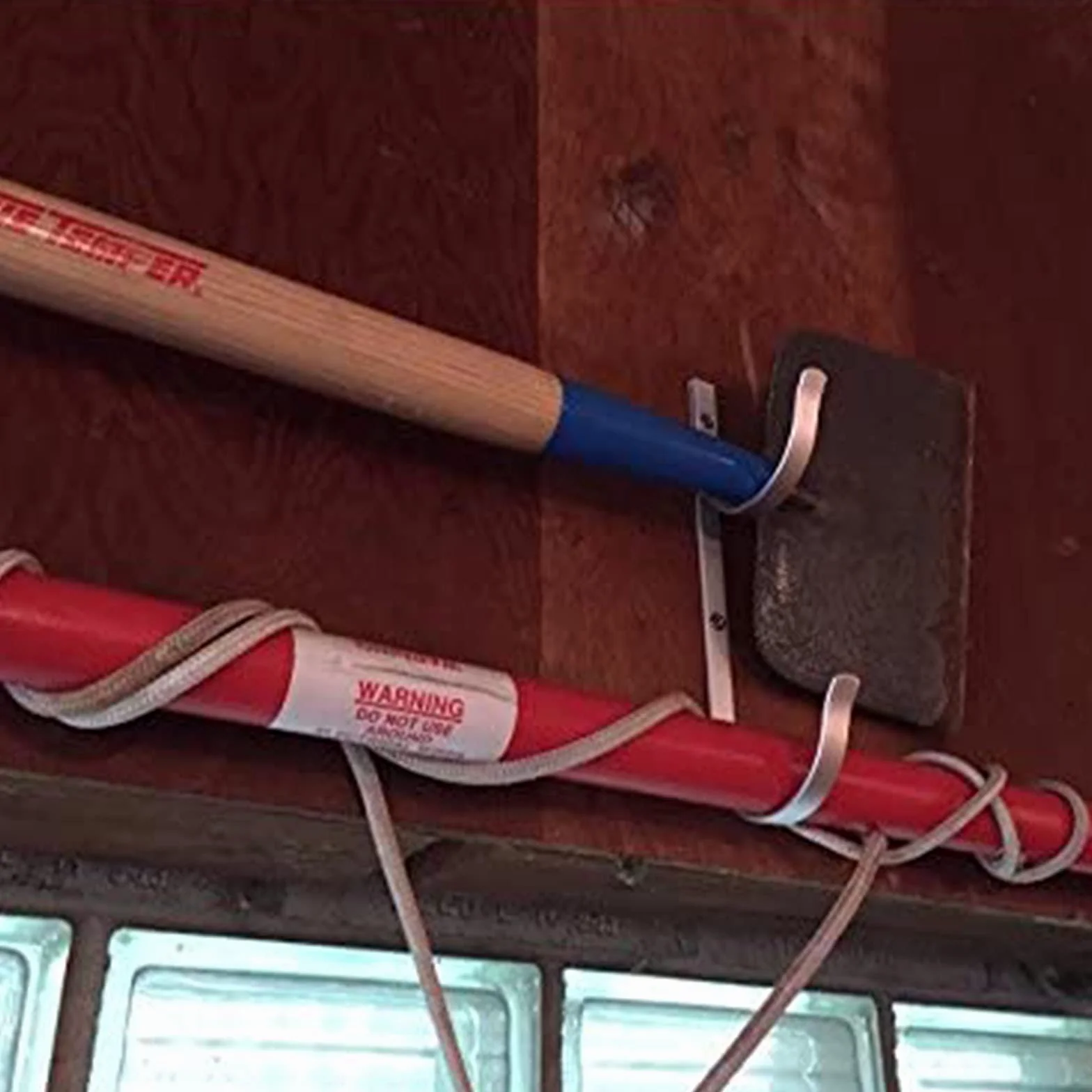 Supports en aluminium pour perche de piscine Lot de 2