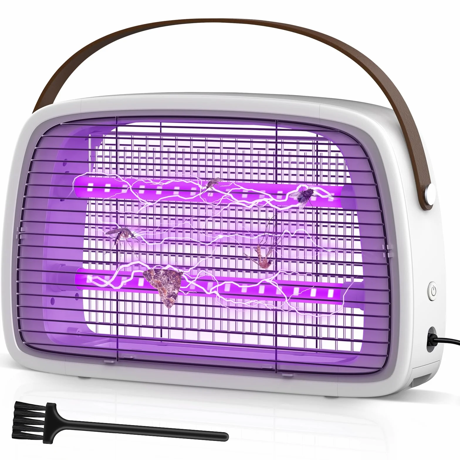 seenlast Lampe Anti Moustique, Tue-Mouches Electrique 3800V Anti-Insectes pour Intérieur Jardin Cuisine
