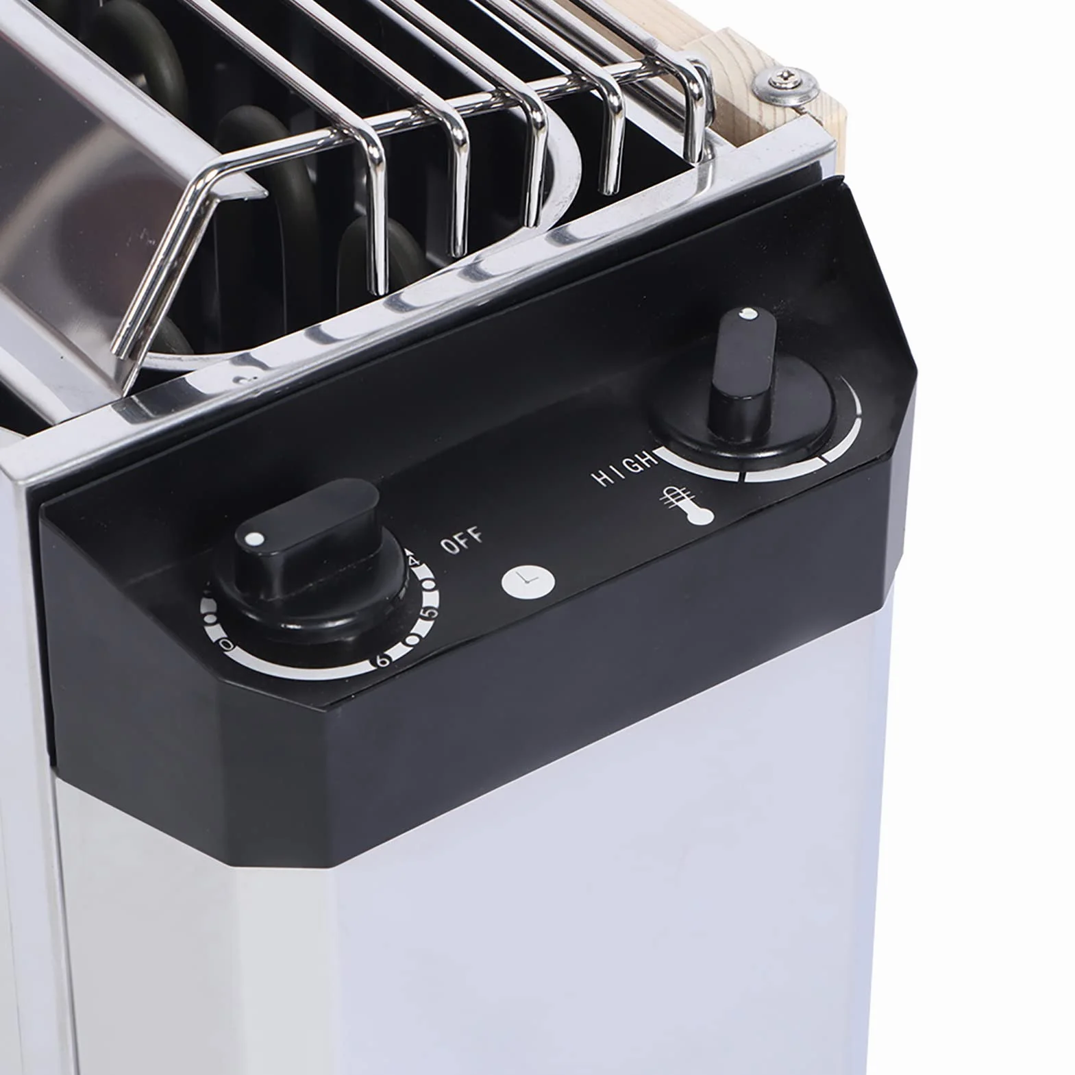 01 Poêle de Sauna, poêle de Sauna en Acier Inoxydable en Acier Inoxydable, Tube de Chauffage électrique de qualité 3KW Longues Heures de Travail pour Appartement d'hôtel