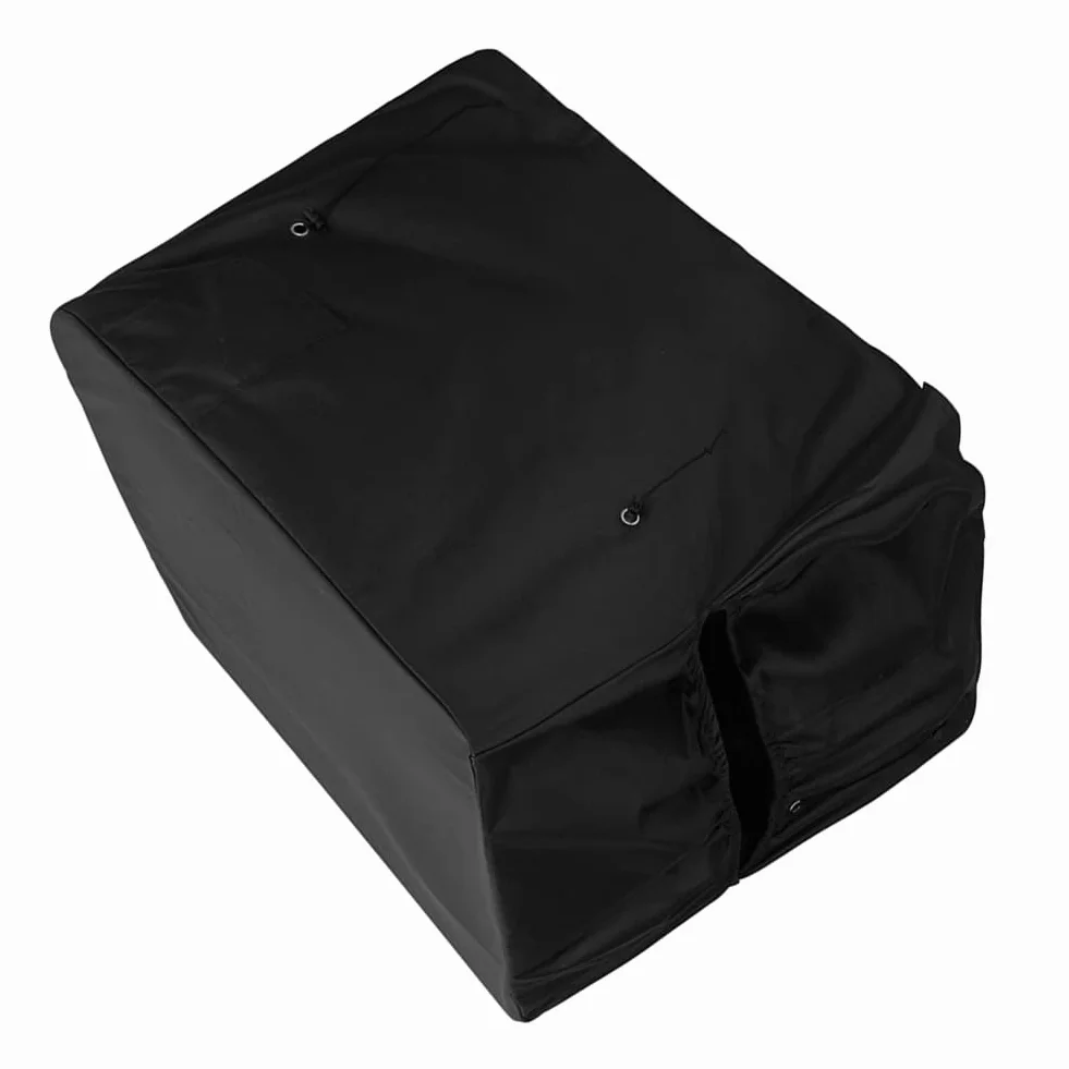 Bâche de Protection pour Réchauffeur de Piscine, Couverture Hiver avec Trou pour Tuyau et Fermeture Auto-Agrippante