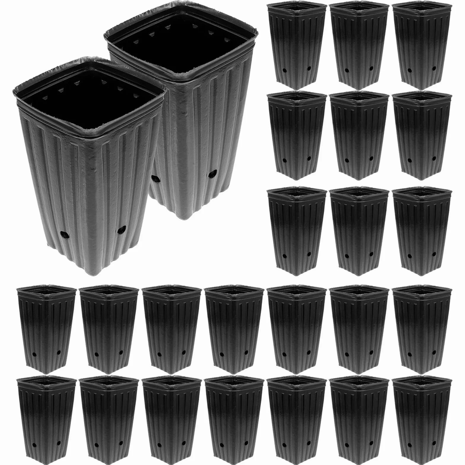 COLLBATH 30 pièces Tasses Pots Démarrage Plantes Légumes Fleurs Lot Drainage Respirabilité Jardinage Intérieur