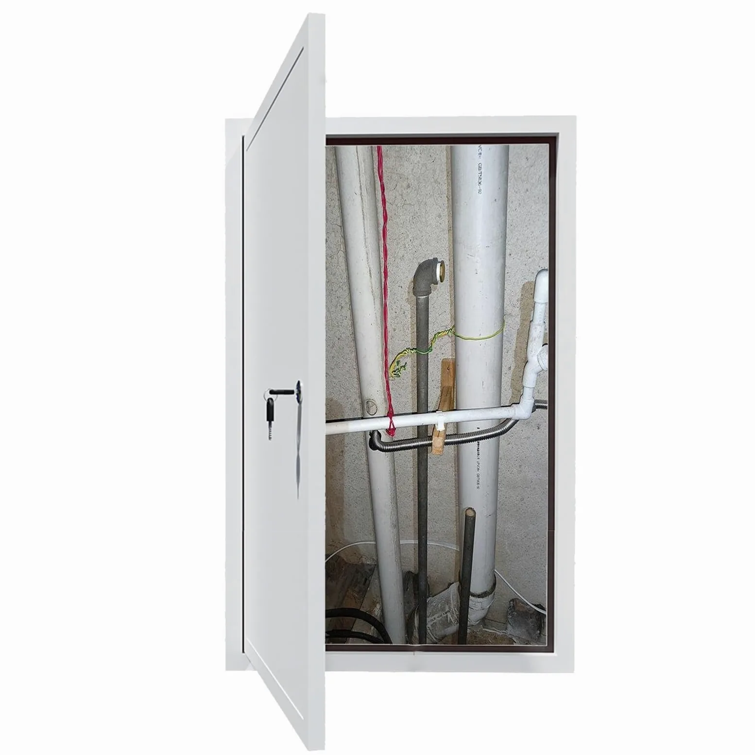 Panneau d'accès résistant au feu 250 x 600 mm, 300 x 300 mm, 700 x 700 mm, 400 x 500 mm, trappe de porte pour cloison sèche, porte de service de salle de bain (400 x 600 mm) et sécurisé