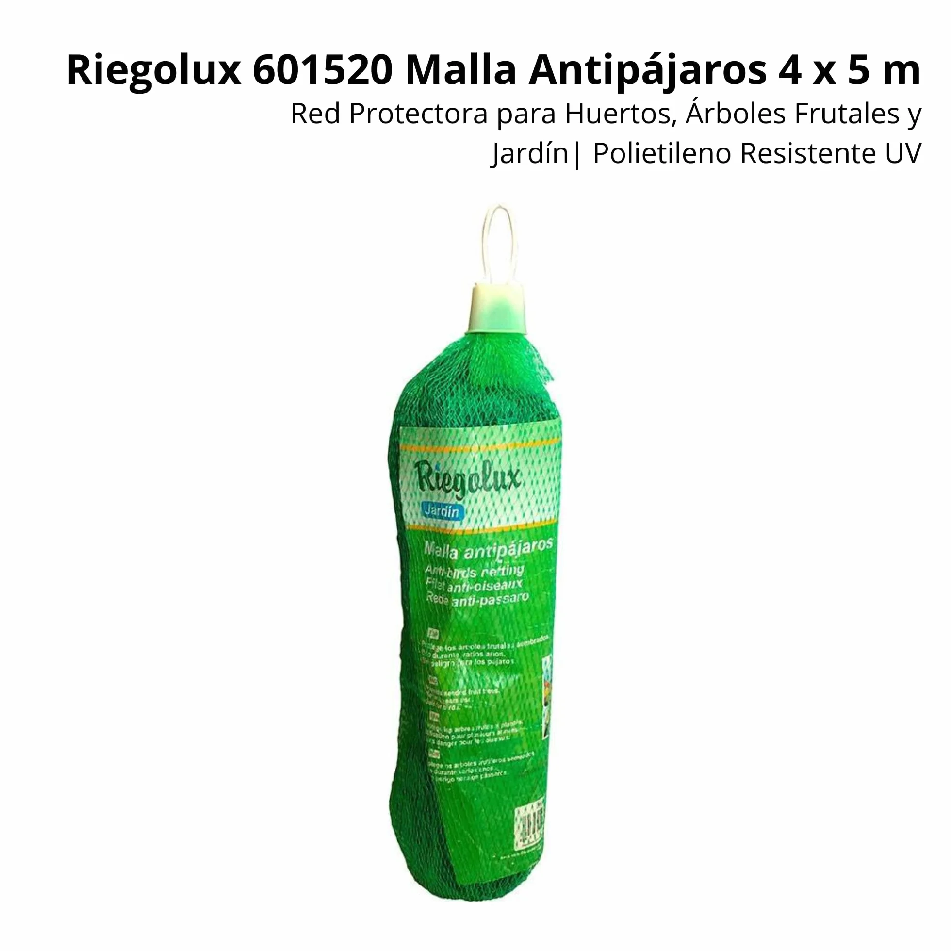 Riegolux 601520 Filet Anti-Oiseaux 4 x 5 m