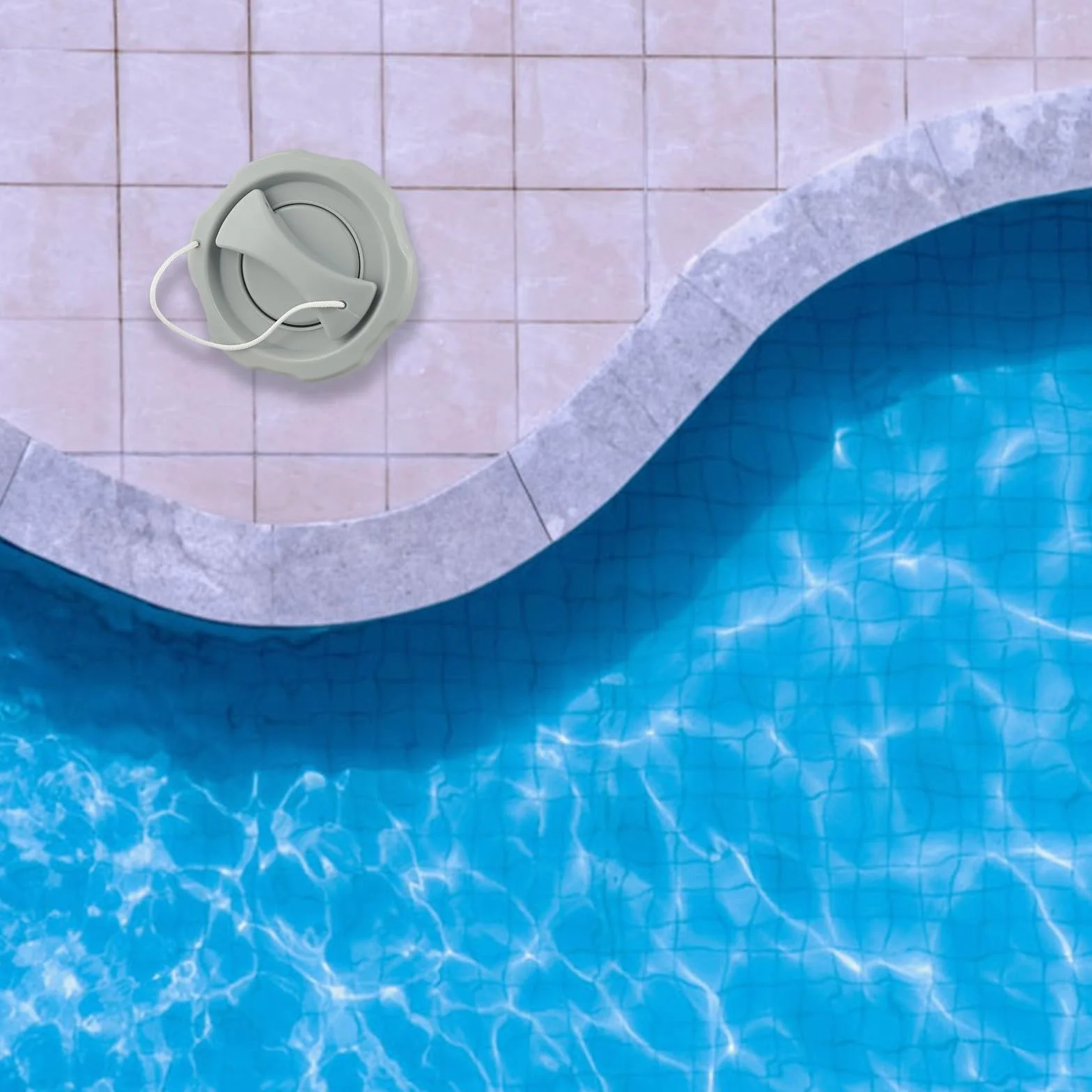 Valve d'air de rechange pour spa jacuzzi gris métallique compatible P05767