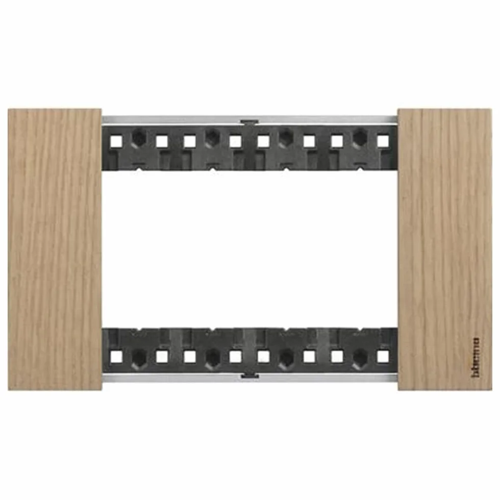 Bticino KA4804LM Living Now Plaque 4 modules Chêne 147,5 x 86 x 20 mm