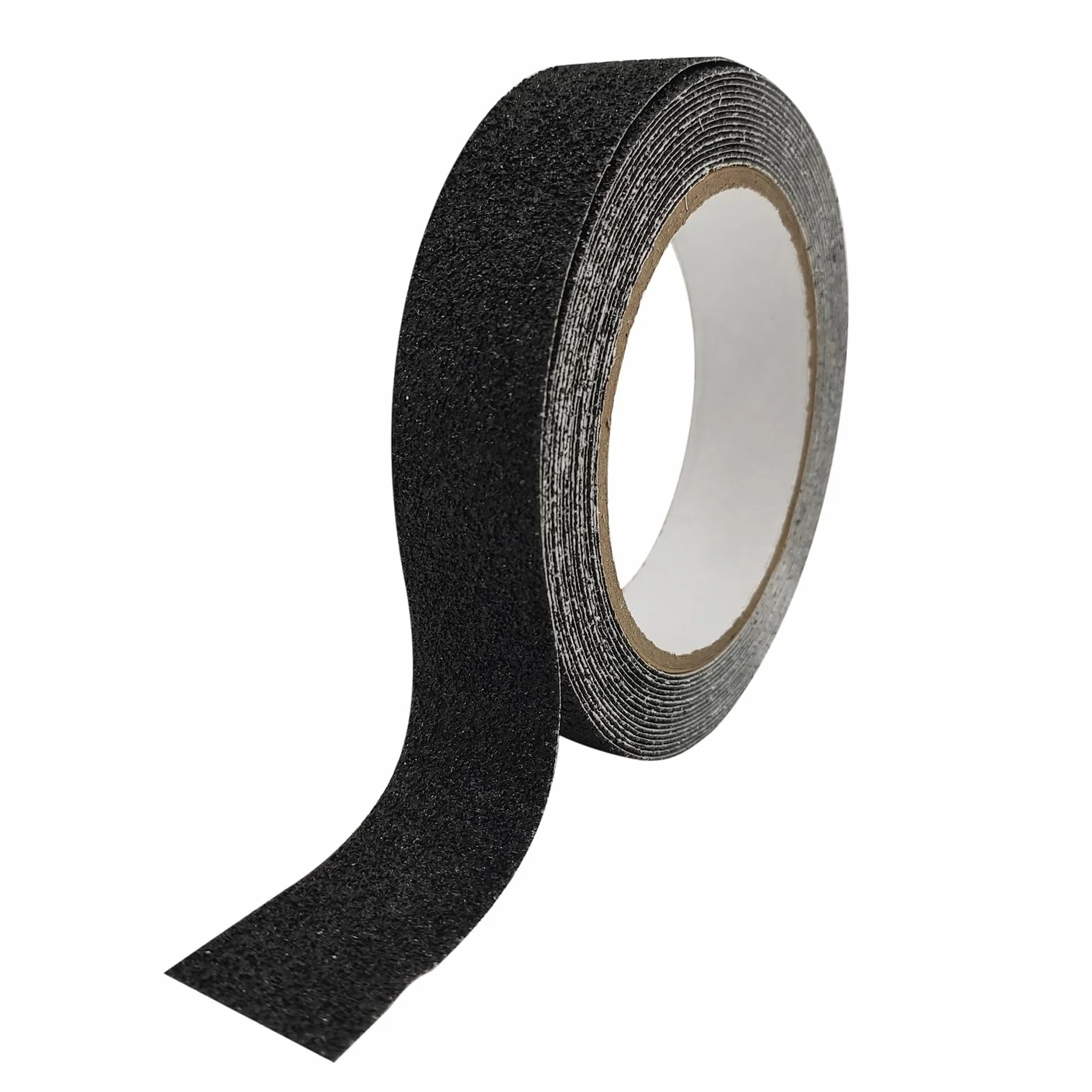 Bande Antidérapante Adhésive pour Escaliers 2,5cm x 5m – Ruban Autocollant Anti-dérapante pour Marches, Revêtement Antiglisse Intérieur & Extérieur, Noir