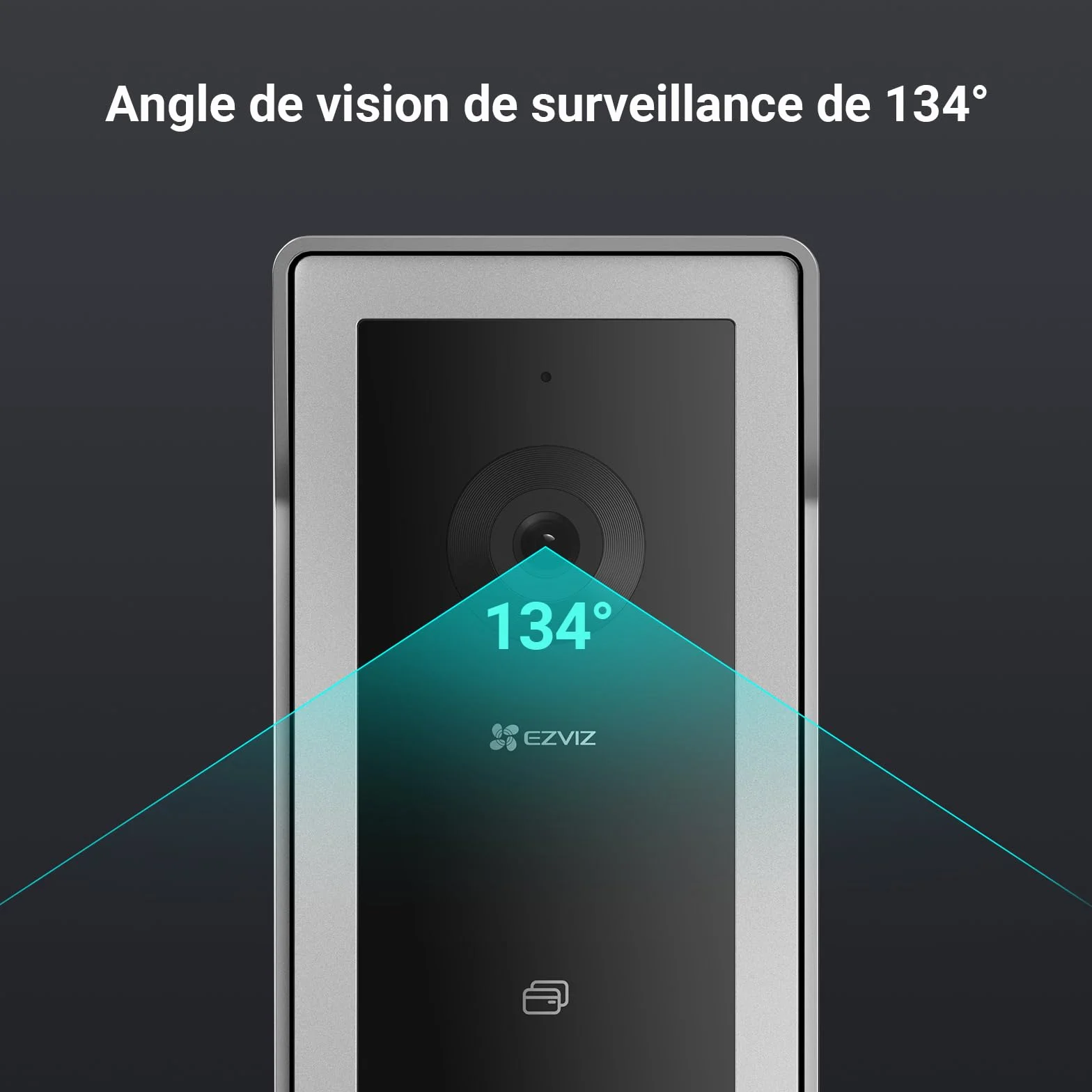 EZVIZ CP5 Visiophone connecté WiFi 1080P Moniteur Tactile 7" Portier vidéo 2 Fils Déverrouillage à Distance Audio Bidirectionnel Vision Nocturne