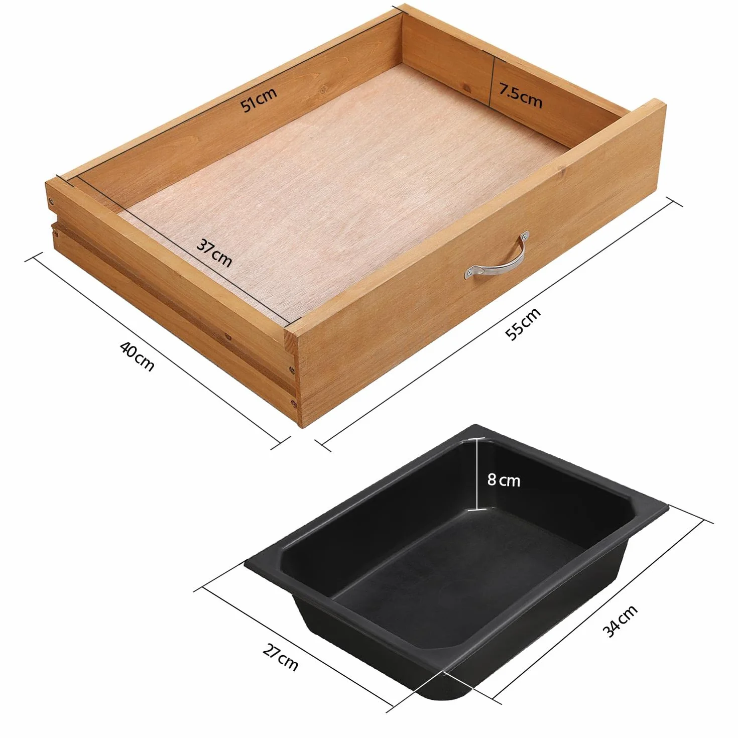 Table de Rempotage en Bois avec Évier Amovible et Rangement pour Jardinier