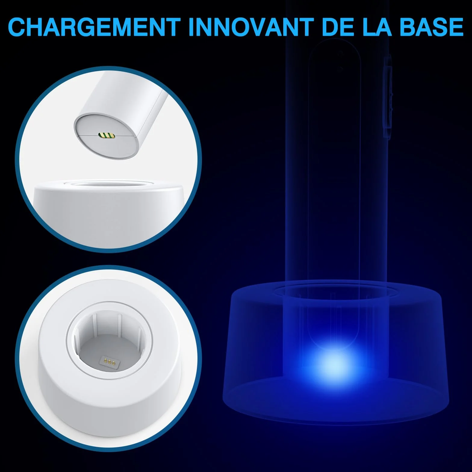 PALONE Raquette Electrique Insectes 4000V Rechargeable USB Anti Moustique Intérieur Extérieur Blanc