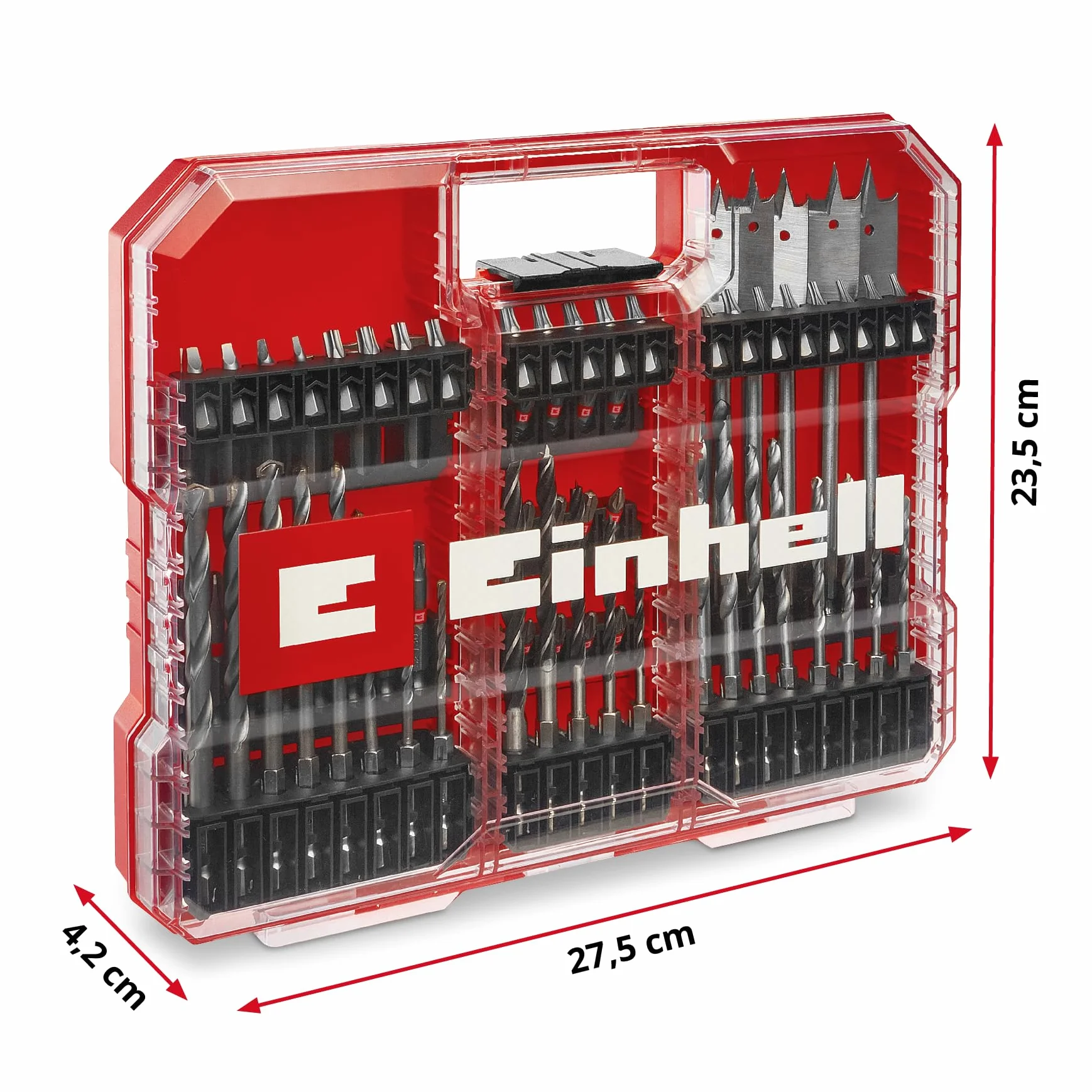 Original Einhell XL-CASE 95 pcs. set d'embouts et de forets