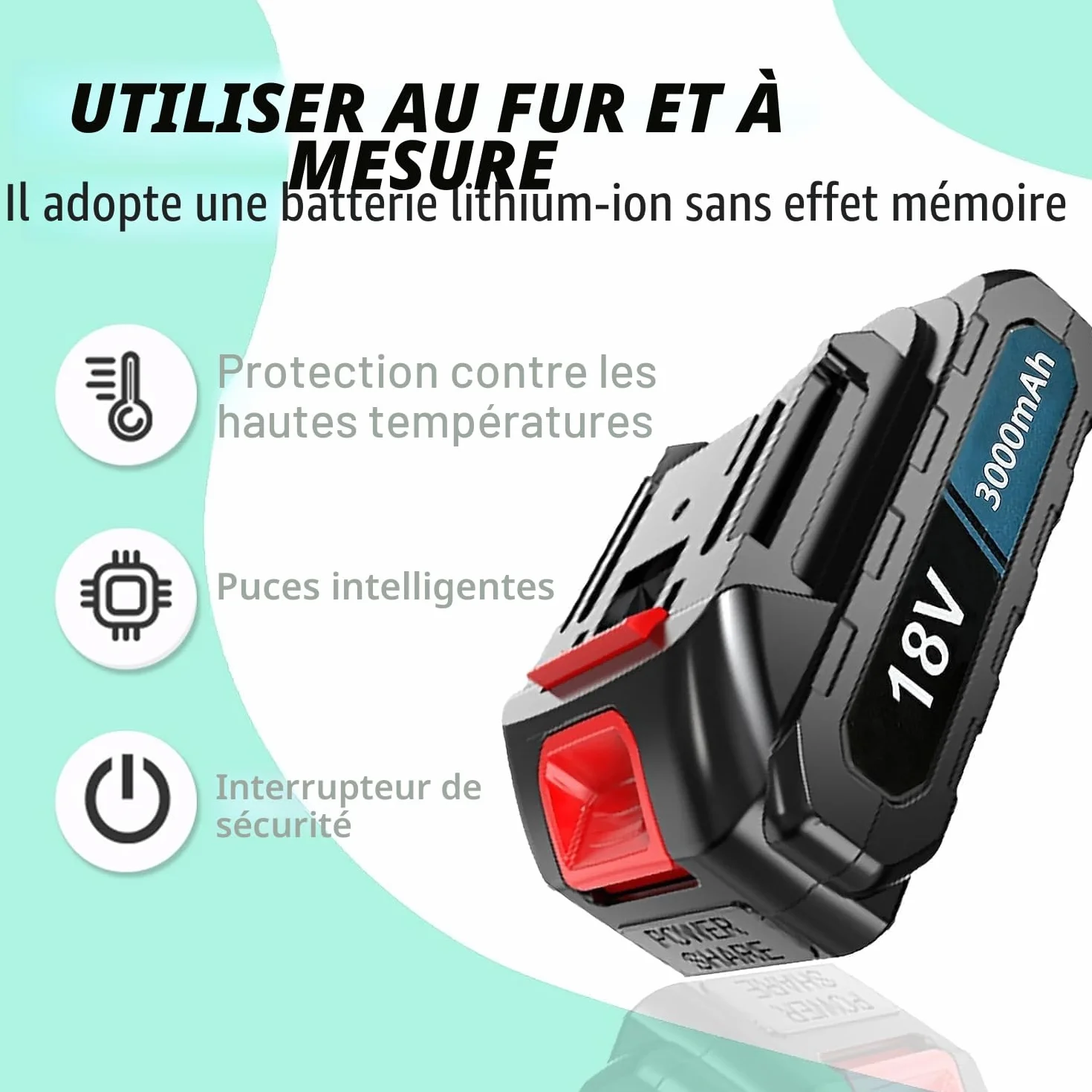 Souffleur à Feuilles sans Fil Professionnel 500 W 3000 mAh 2 Batteries Chargeur 32 000 TR/Min