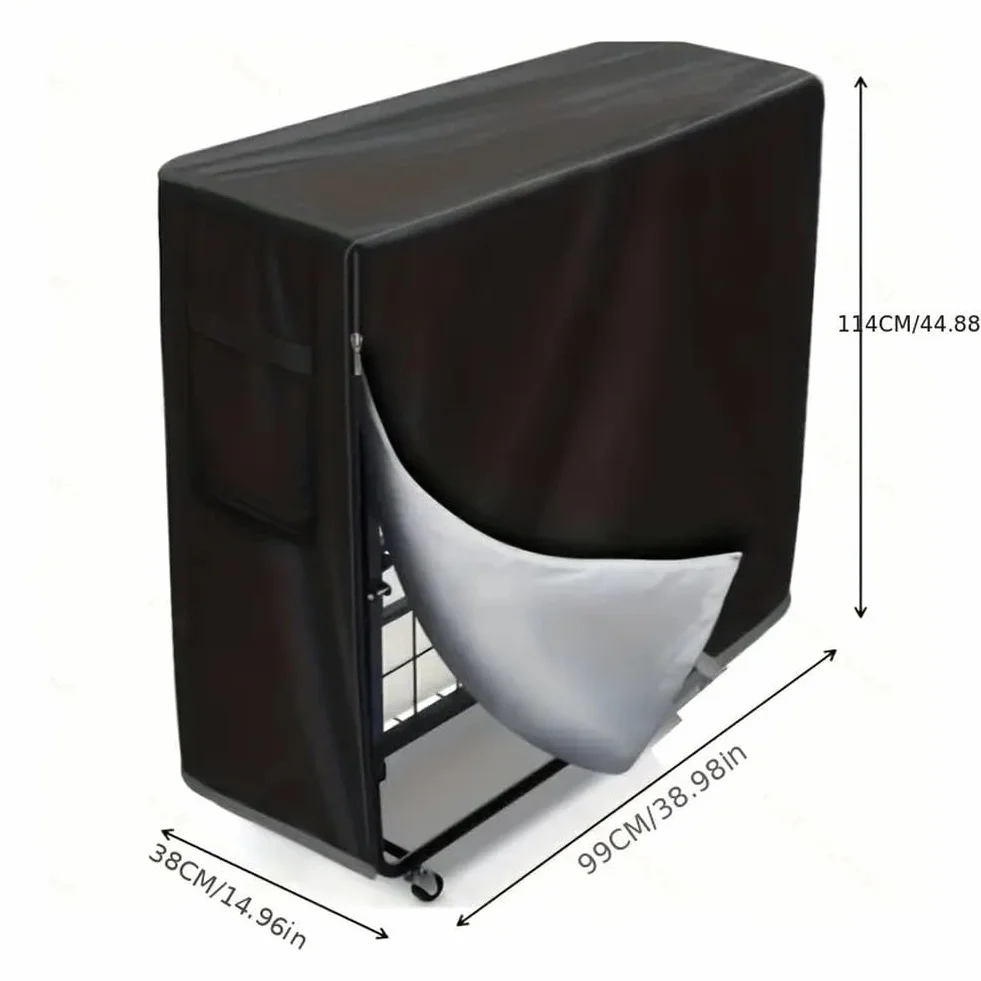 Housse de protection Oxford imperméable anti-poussière pour lit pliant canapé-lit fauteuil inclinable extérieur