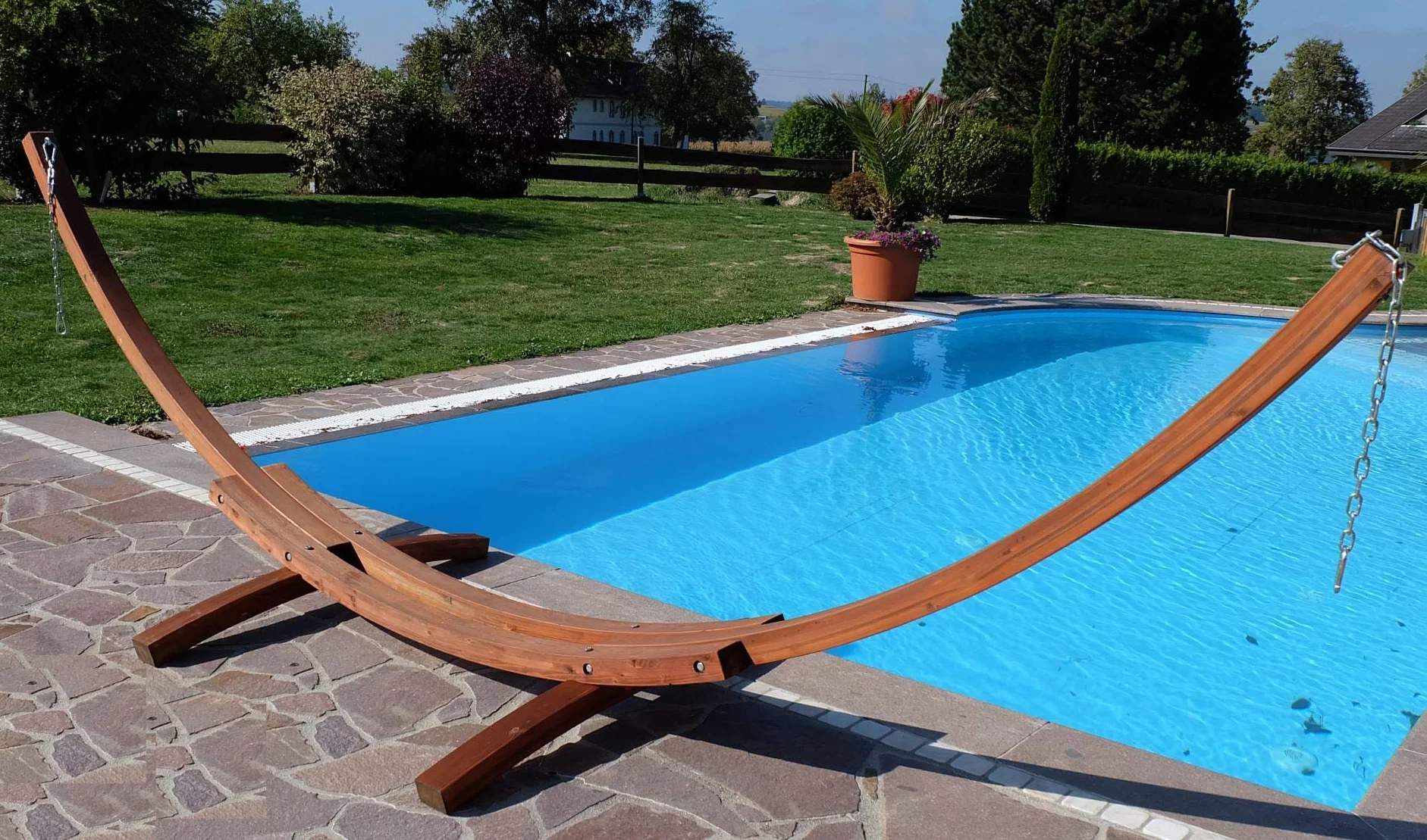 Cadre hamac 410cm XXL en Bois de mélèze