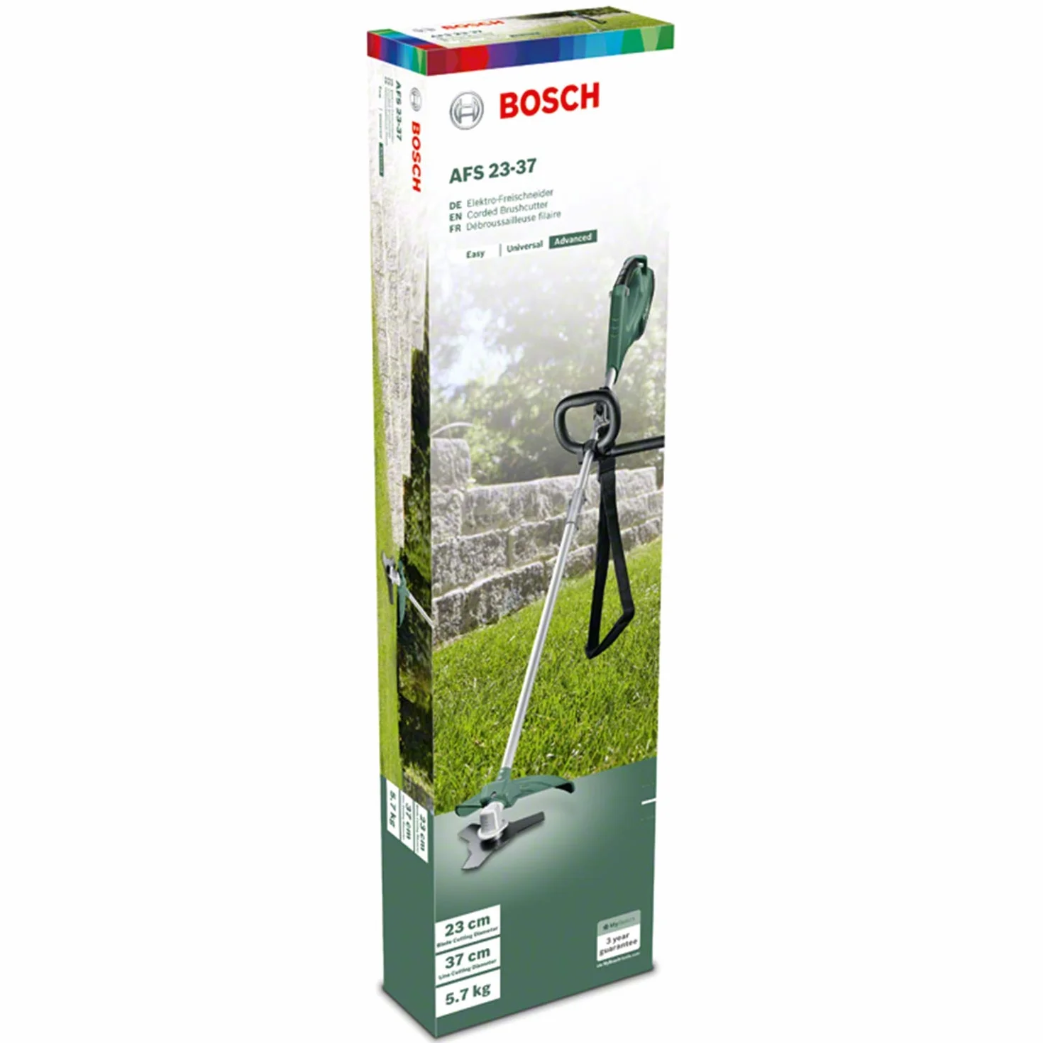 Bosch débroussailleuse AFS 23-37 1000 W Lame à 3 Dents Bobine Fil de Coupe