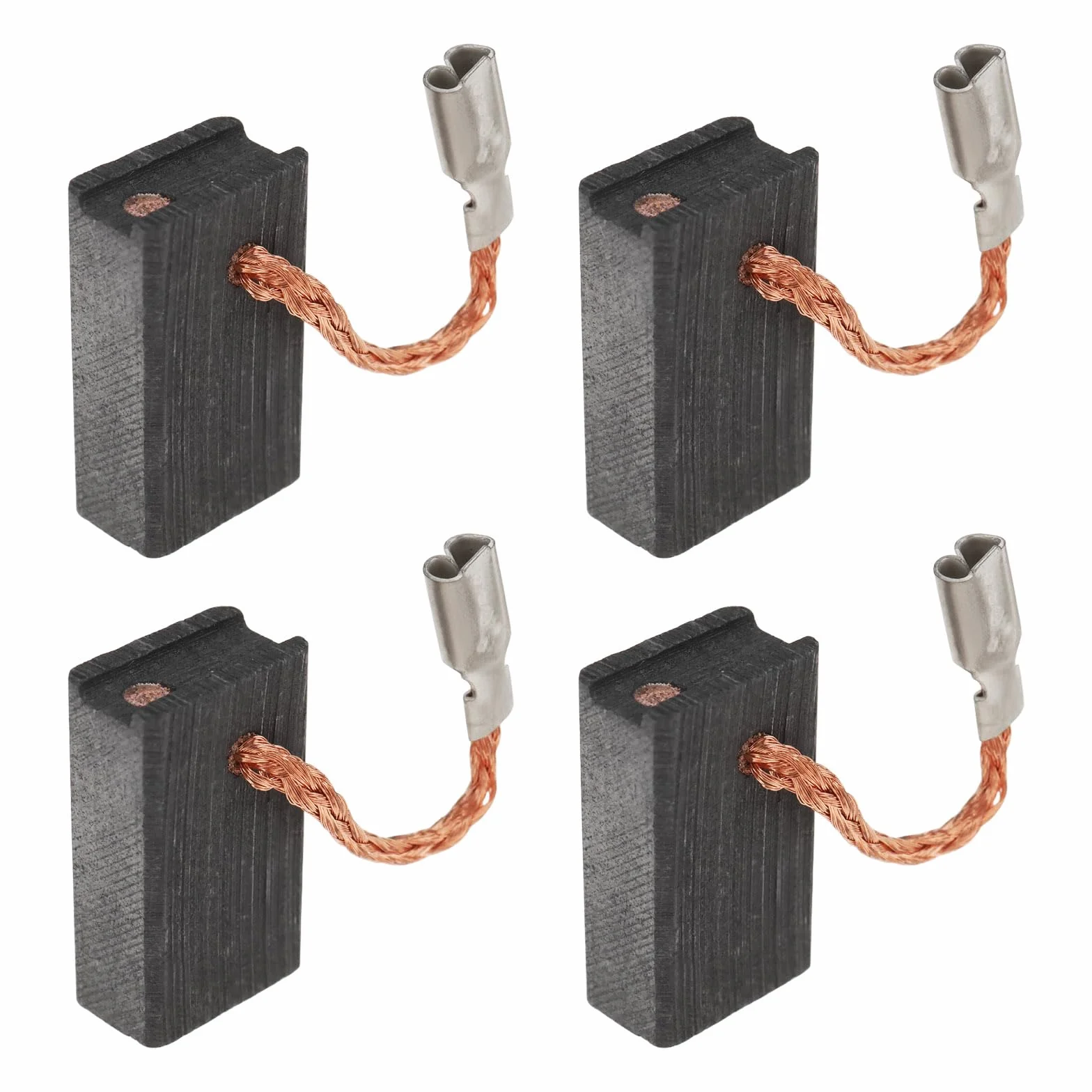 Lot de 2 Paires de Balais de Charbon à Arrêt Automatique 6 X 10 X 17 Mm Compatible avec Bosch GWS 13-125 CIE 3601G940R0 3 601 G9F 000