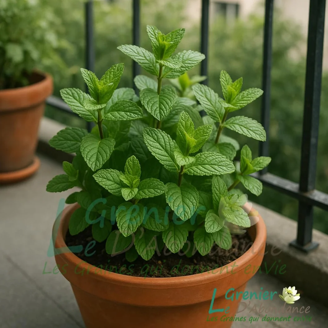 Menthe Verte - Mentha viridis - Graines Aromatiques à semer - Le Grenier d'Abondance