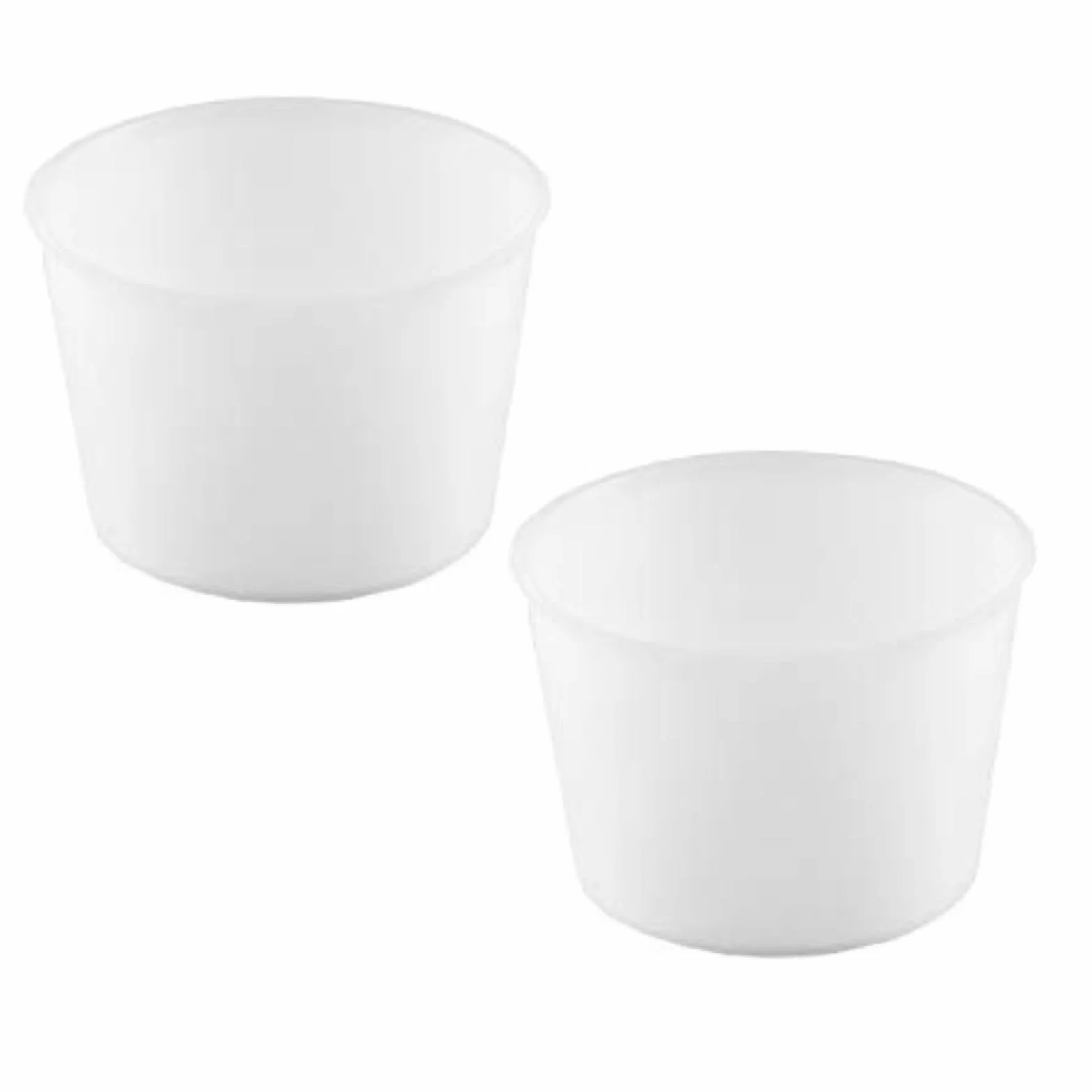 Lot de 2 inserts en plastique pour seau de sauna, doublure imperméable pour seaux en bois standard, empêche le gonflement, taille supérieure de 23,5 cm