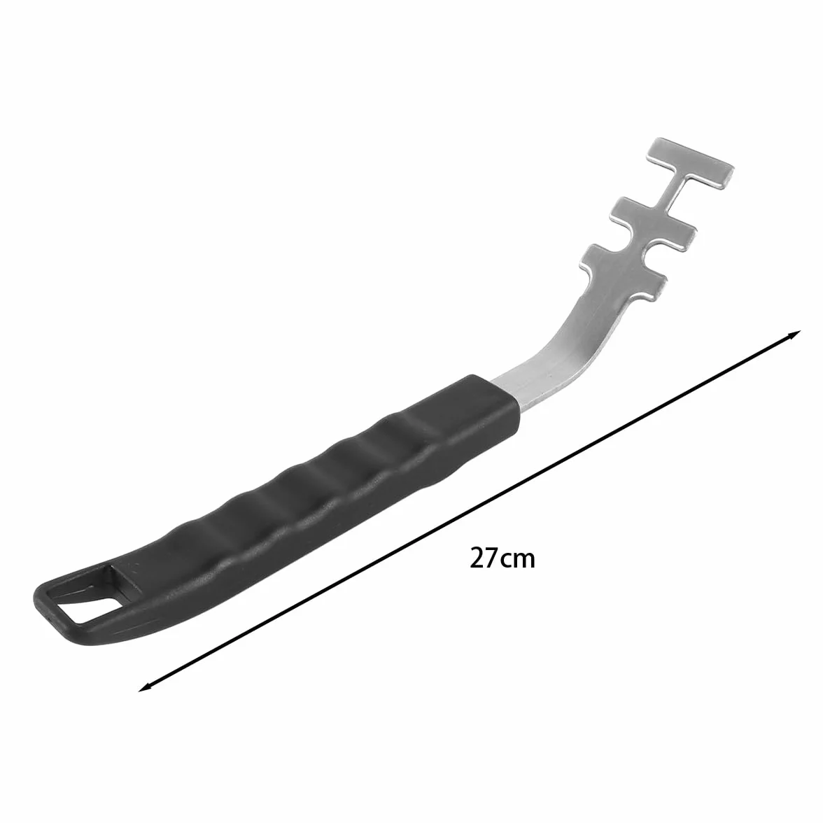 Lot de 2 Outils de Levage de Barbecue en Acier Inoxydable Anti-calcaire (27,5 x 3,5 cm)