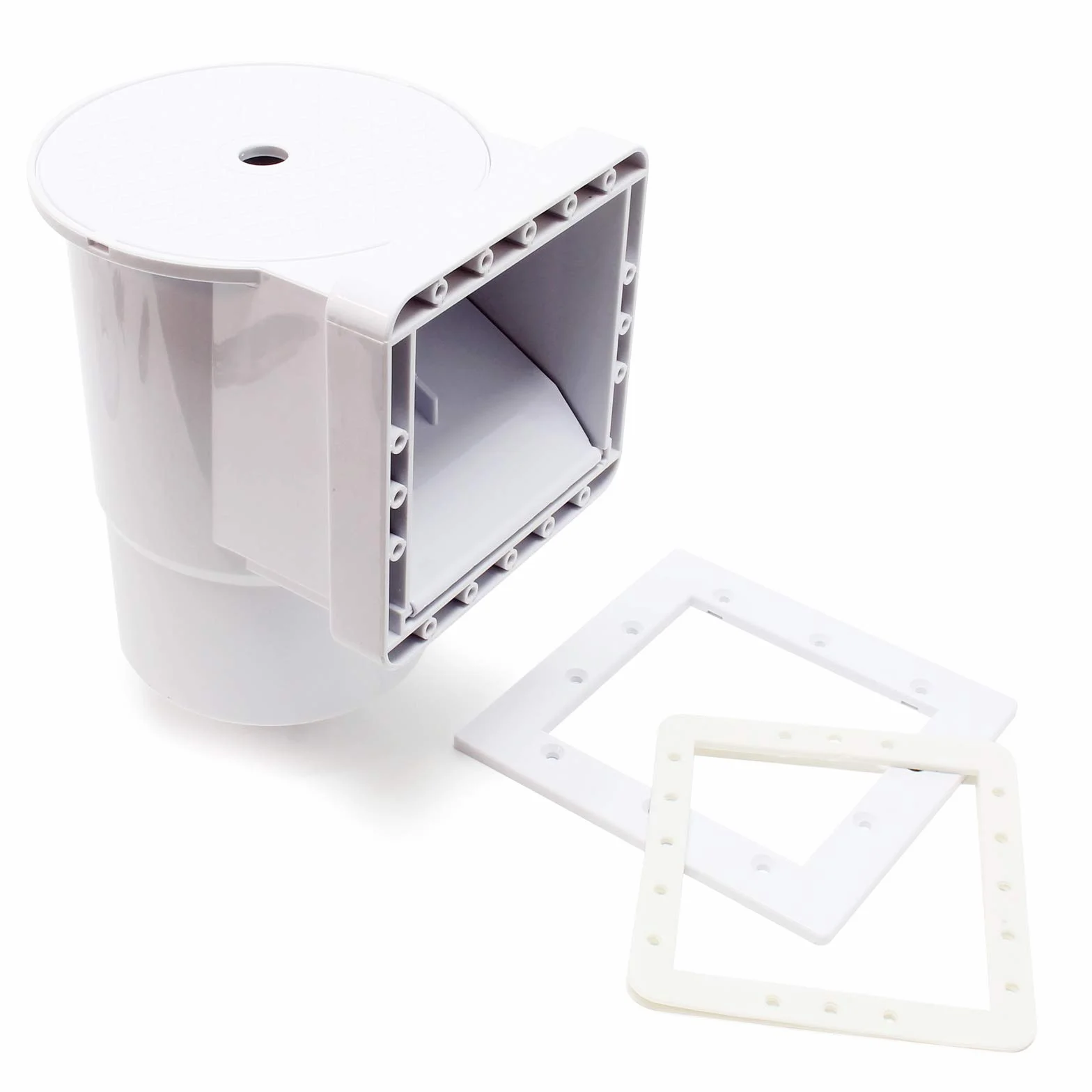 Kit Écumeur de Surface et Buse d'Entrée pour Piscine Wiltec – Skimmer Intégré avec Grand Panier