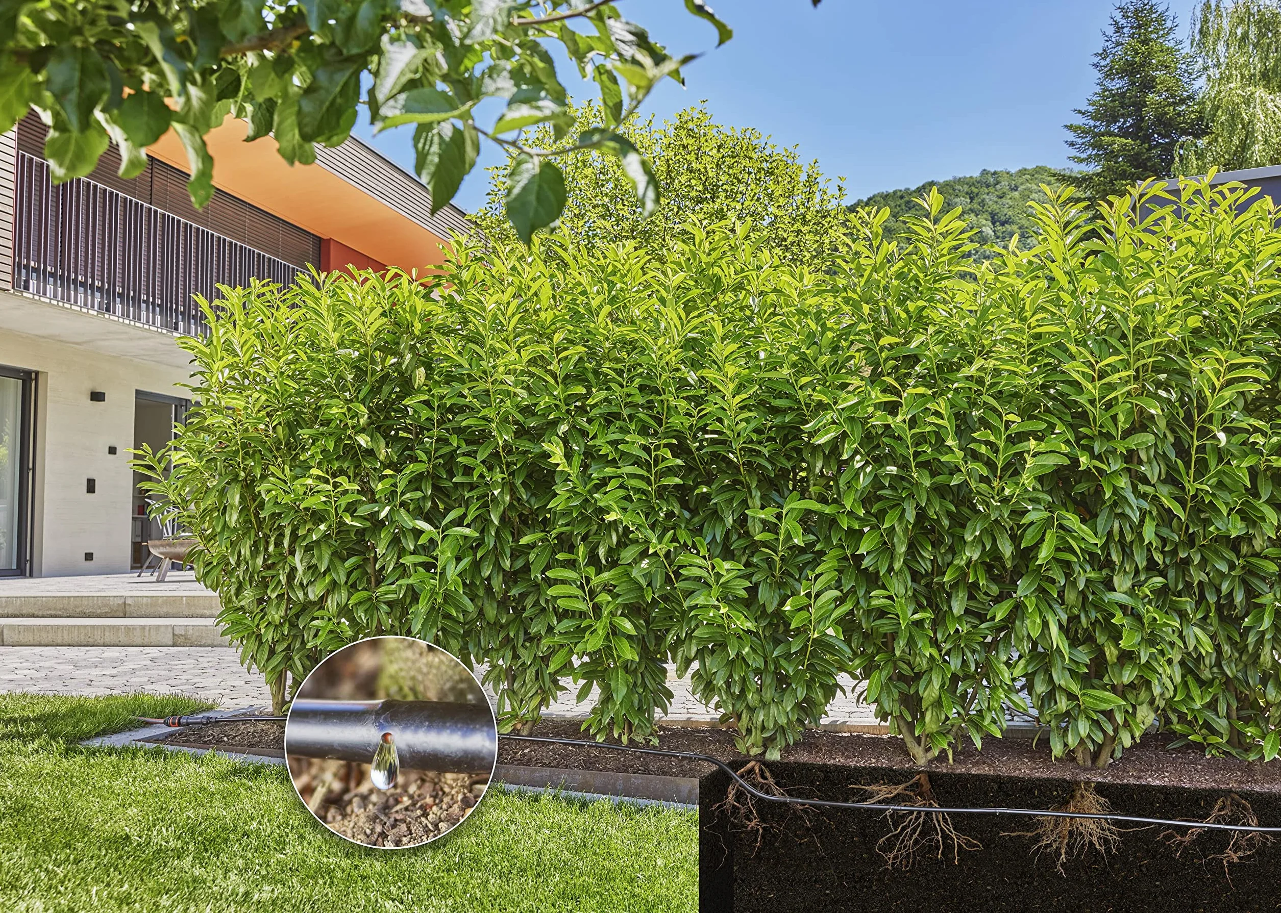 Gardena kit d'arrosage goutte-à-goutte système micro drip 25 m pour haies/arbustes 13500-20