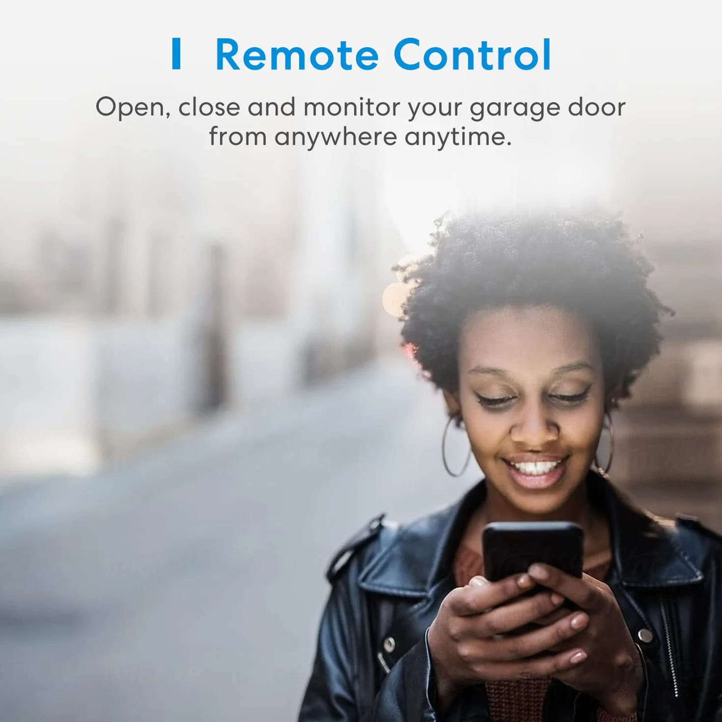 Meross Ouvre-Porte de Garage Connecté, Télécommande de Porte Intelligent Compatible avec Apple Home, Alexa, Google Home et SmartThings, Contrôle à Distance et Commande Vocale