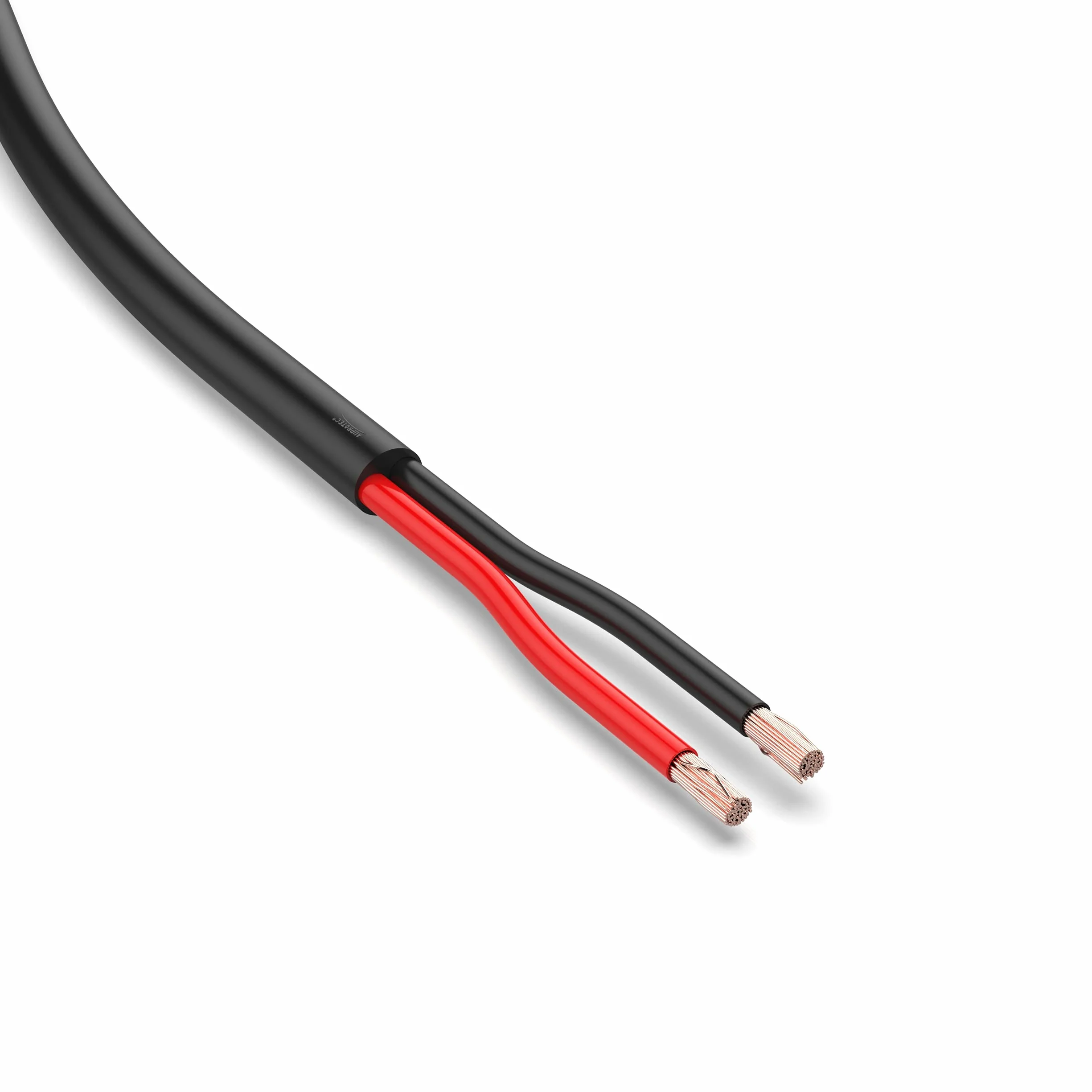 Auprotec Câble de véhicule 5 m - 2 x 1,5 mm² - Câble rond 2 fils noir/rouge - Câble électrique FLRYY - Pour remorque de voiture