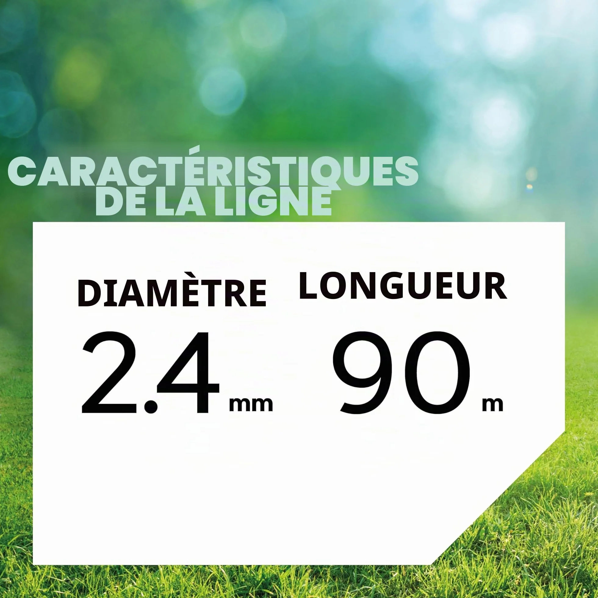 Fil de débroussailleuse Oregon Nylon Étoile 2.4mm x 90m