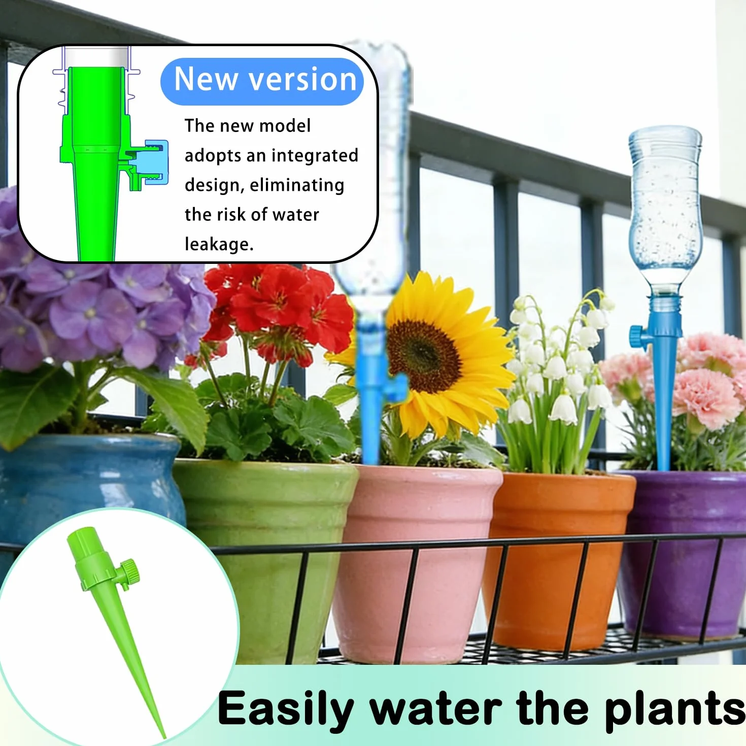 Kit Irrigation Goutte à Goutte 32 Pièces avec Vannes Arrosage Lent Précis