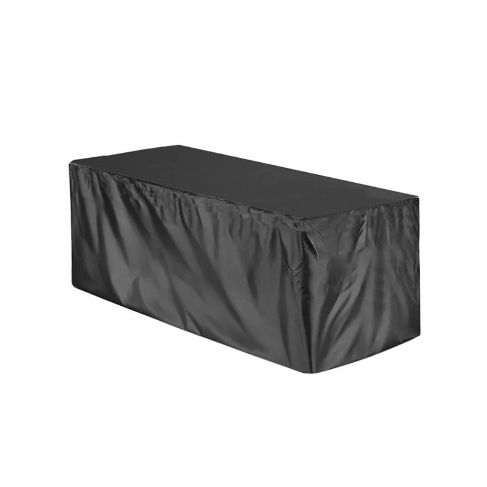 Housse de coffre de terrasse en tissu Oxford 210D imperméable 130x60x71 cm