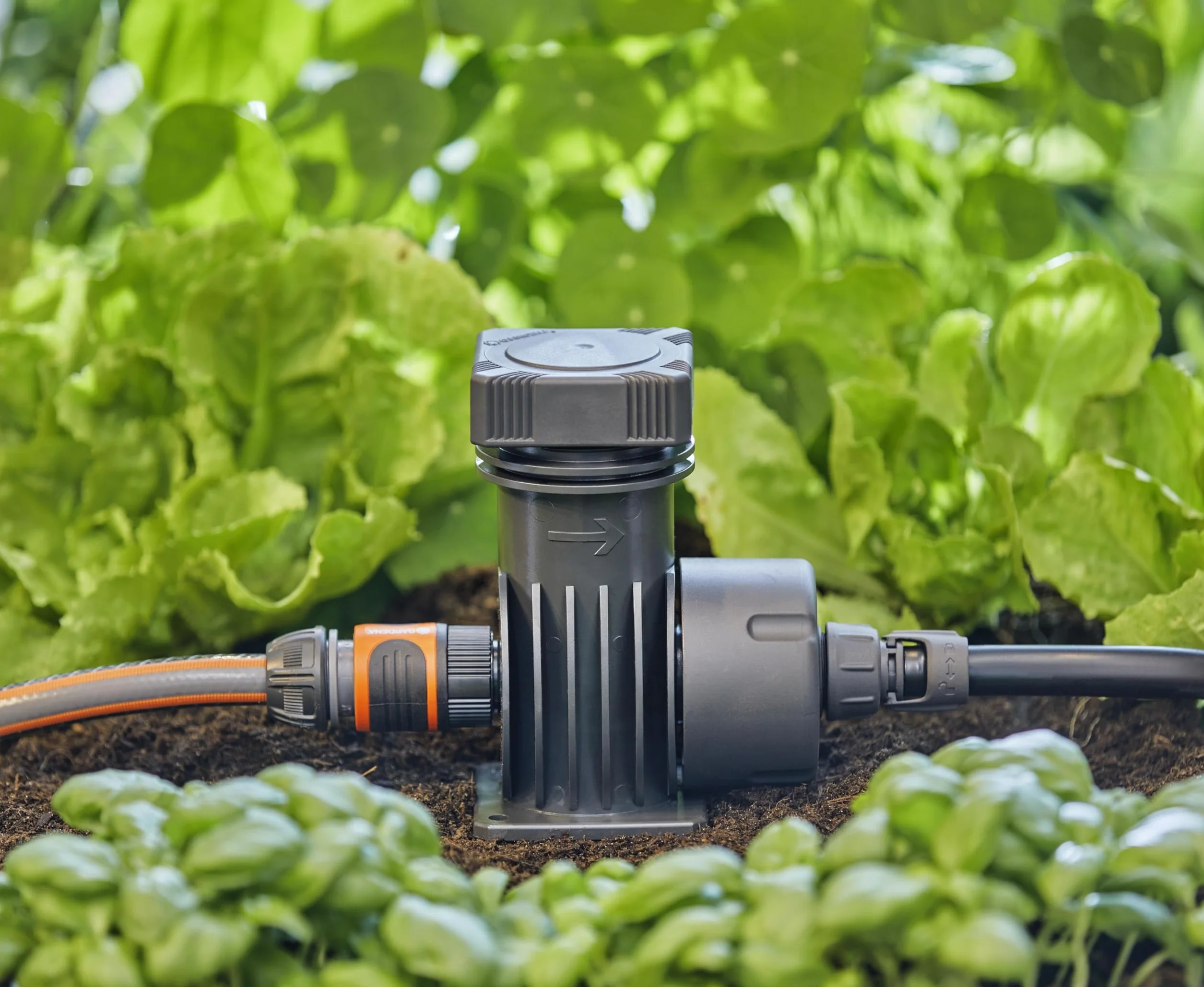 Gardena Micro-Drip System Basic Device 2000 Module de démarrage système arrosage automatique réduit pression filtre eau technologie connexion simple