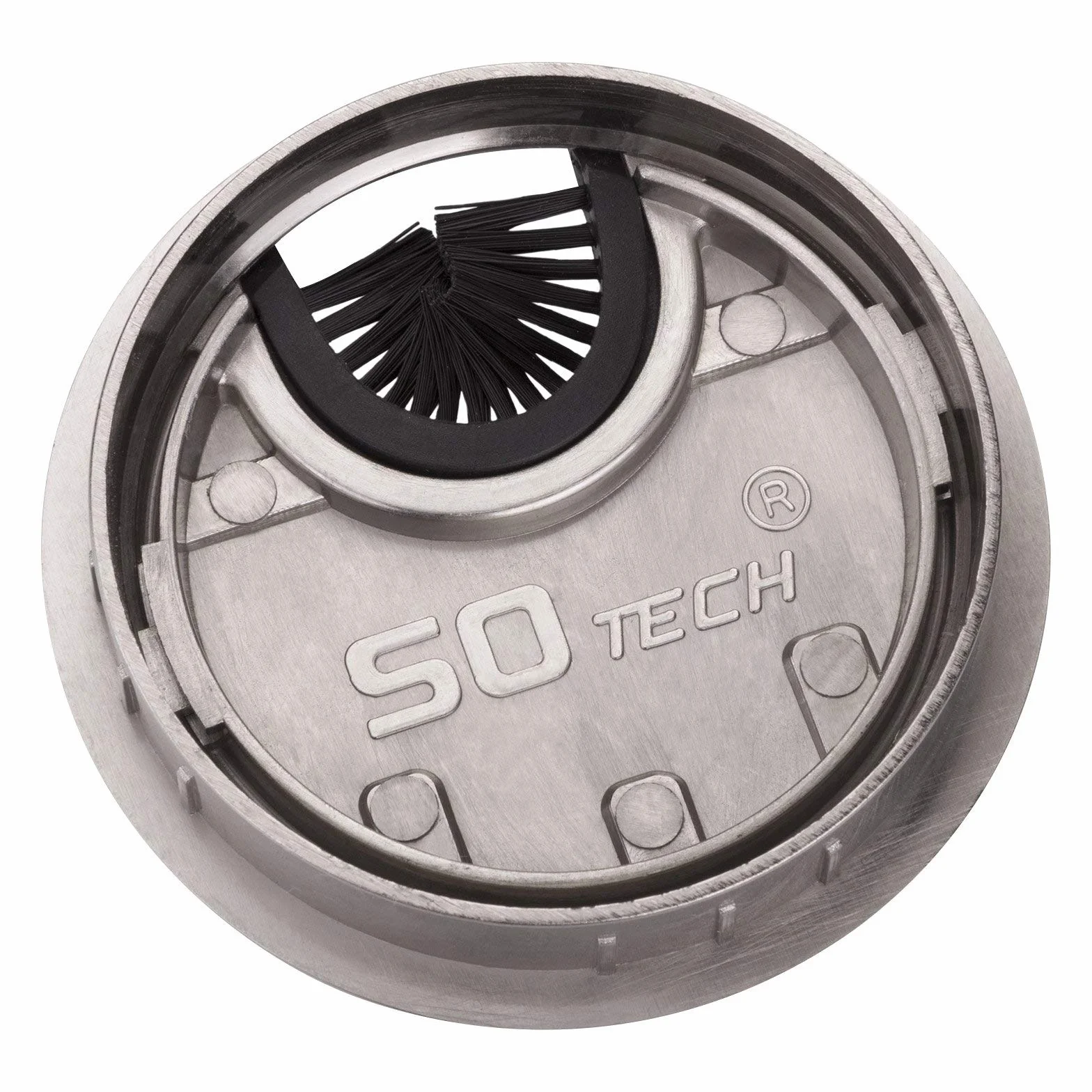 So-Tech® Passe de Câble de Diamètre de Perçage 68 mm métal Finition en INOX Mat