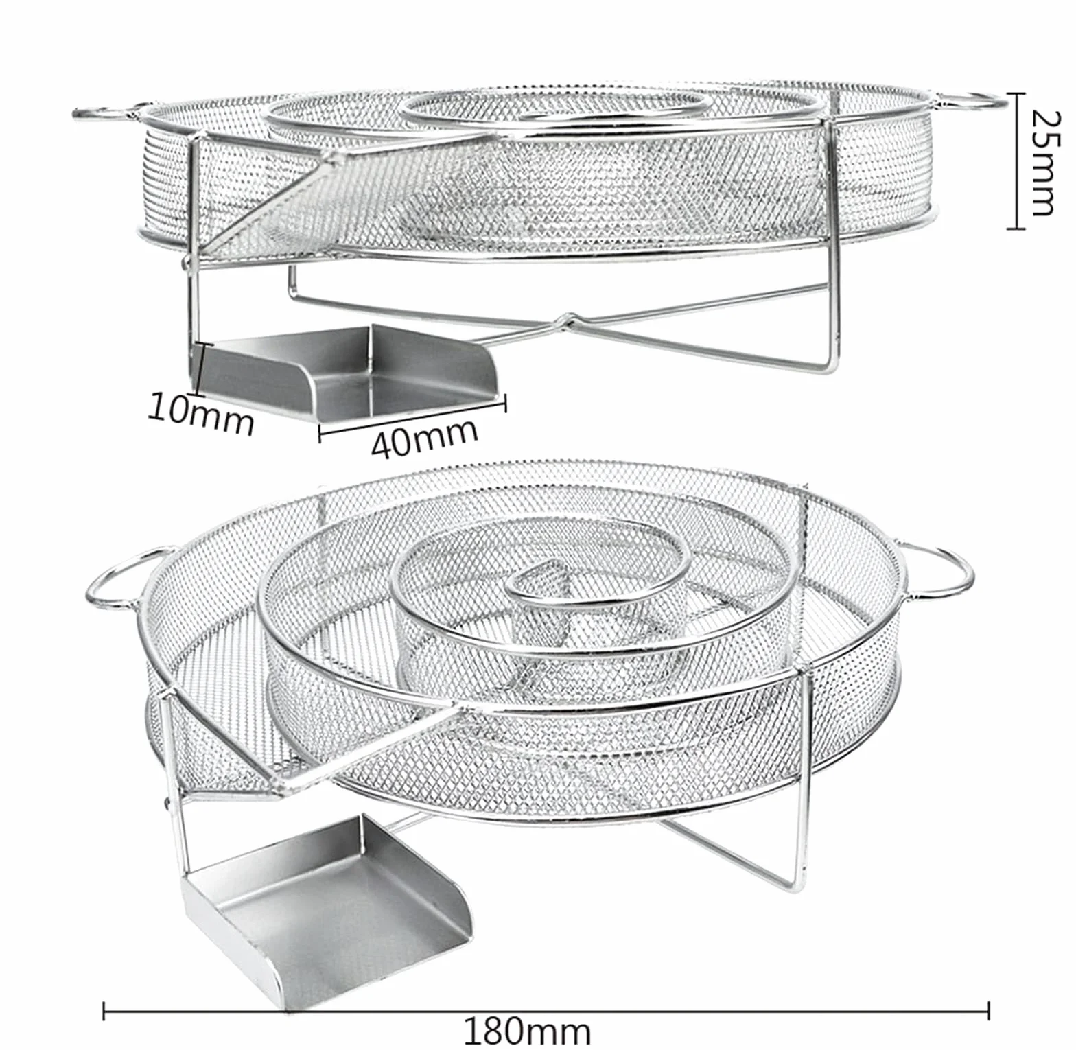 Générateur de fumée froide en acier inoxydable pour fumoir viande et poissons, serpentin fumoir à froid pour barbecue