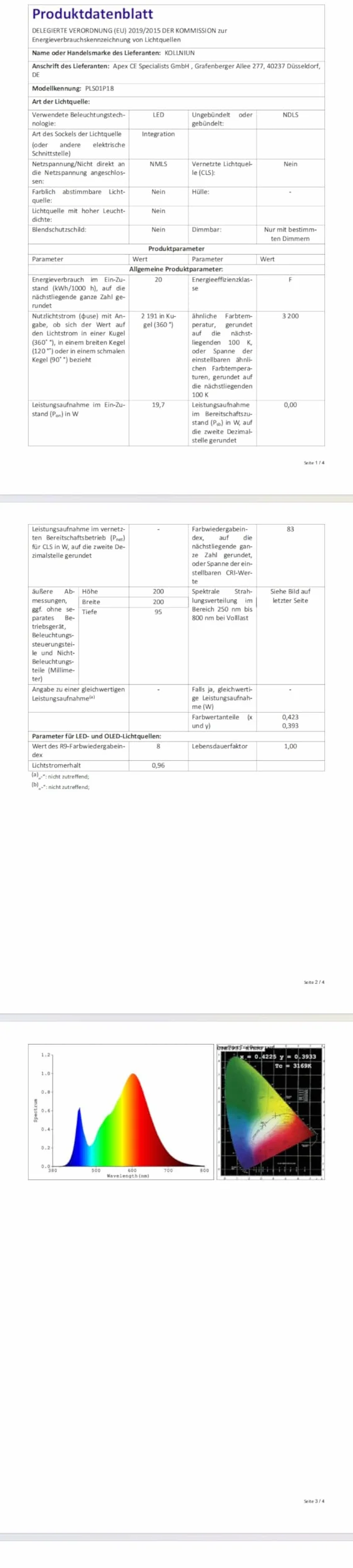 Éclairage de piscine LED 12W RGB IP68 12V avec télécommande câble 7m