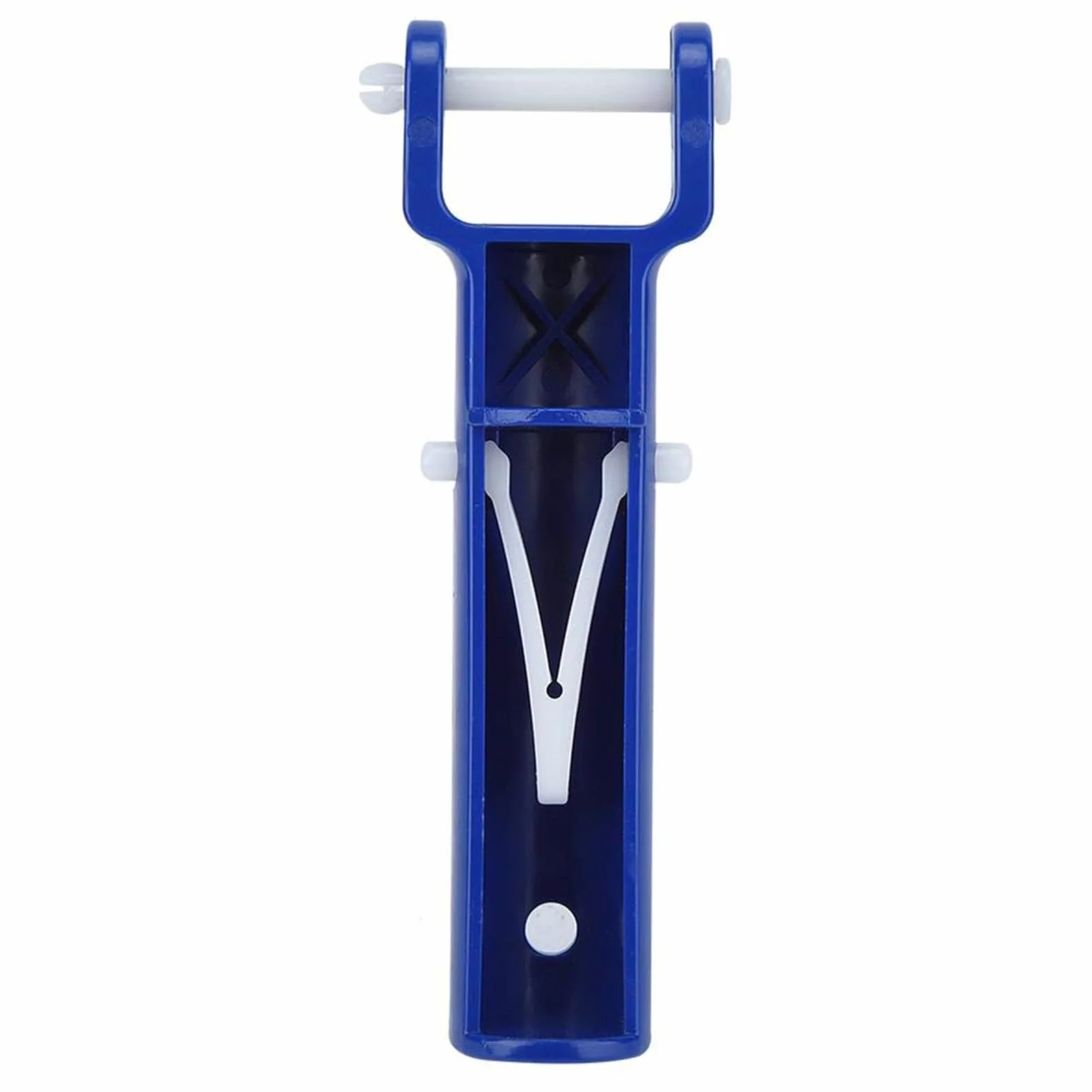 Poignée de rechange pour piscine en plastique avec clip papillon standard Bleu