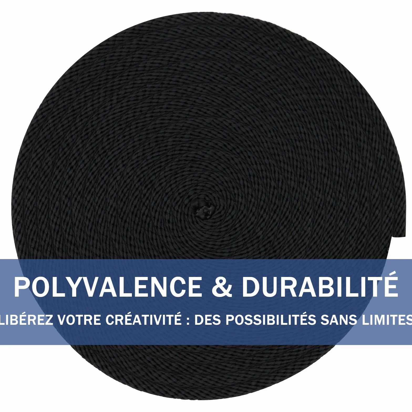 NQ Corde en Nylon 30M x 6MM de Diamètre, 100FT Cordeau en Nylon pour Extérieur, Camping et Randonnée, Corde Robuste pour DIY, Étendoir Et Suspension(Noir)