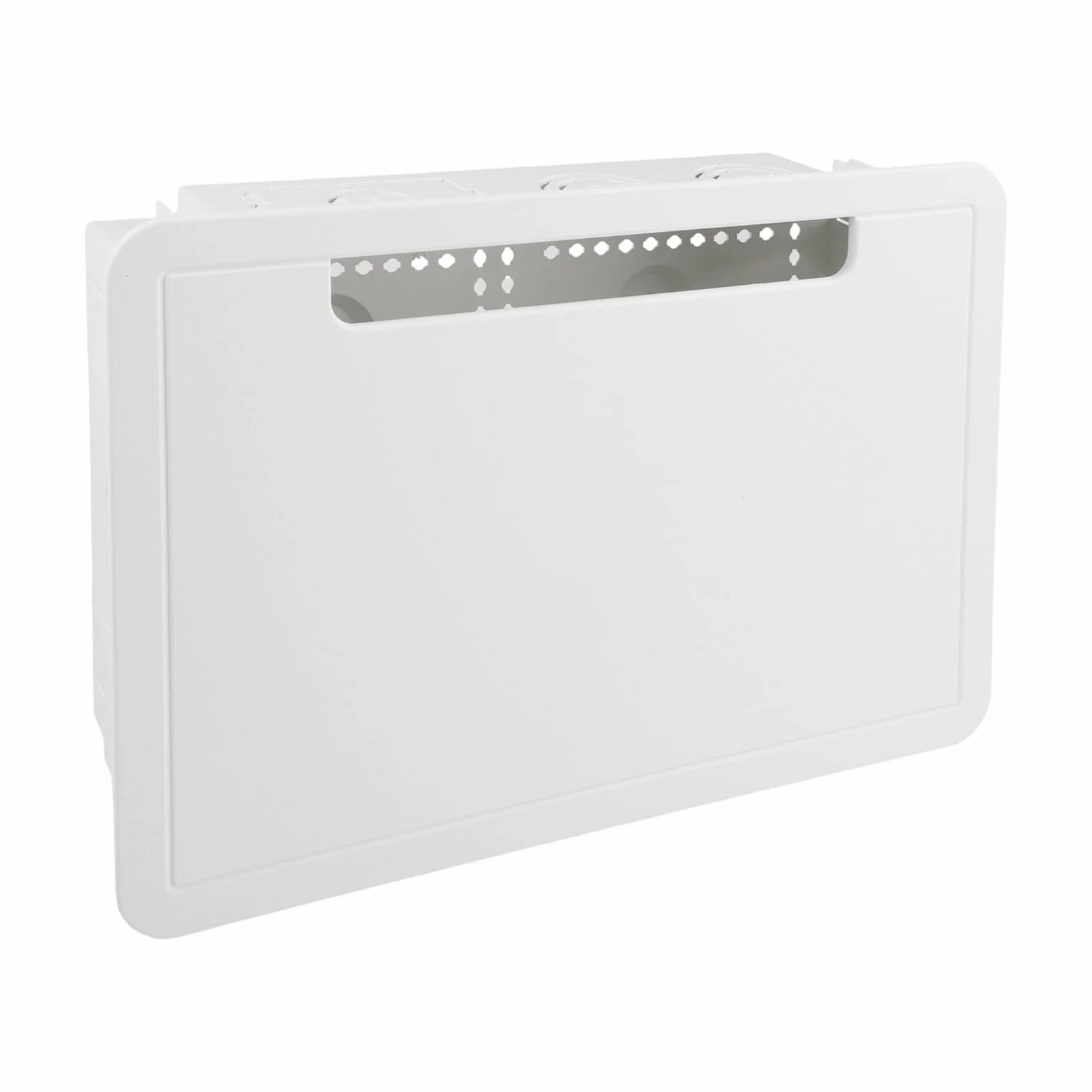 DAZZLEEX Boîte de gestion de câbles pour meuble TV ou média mural pour organiser les câbles et les fils 22,9 cm