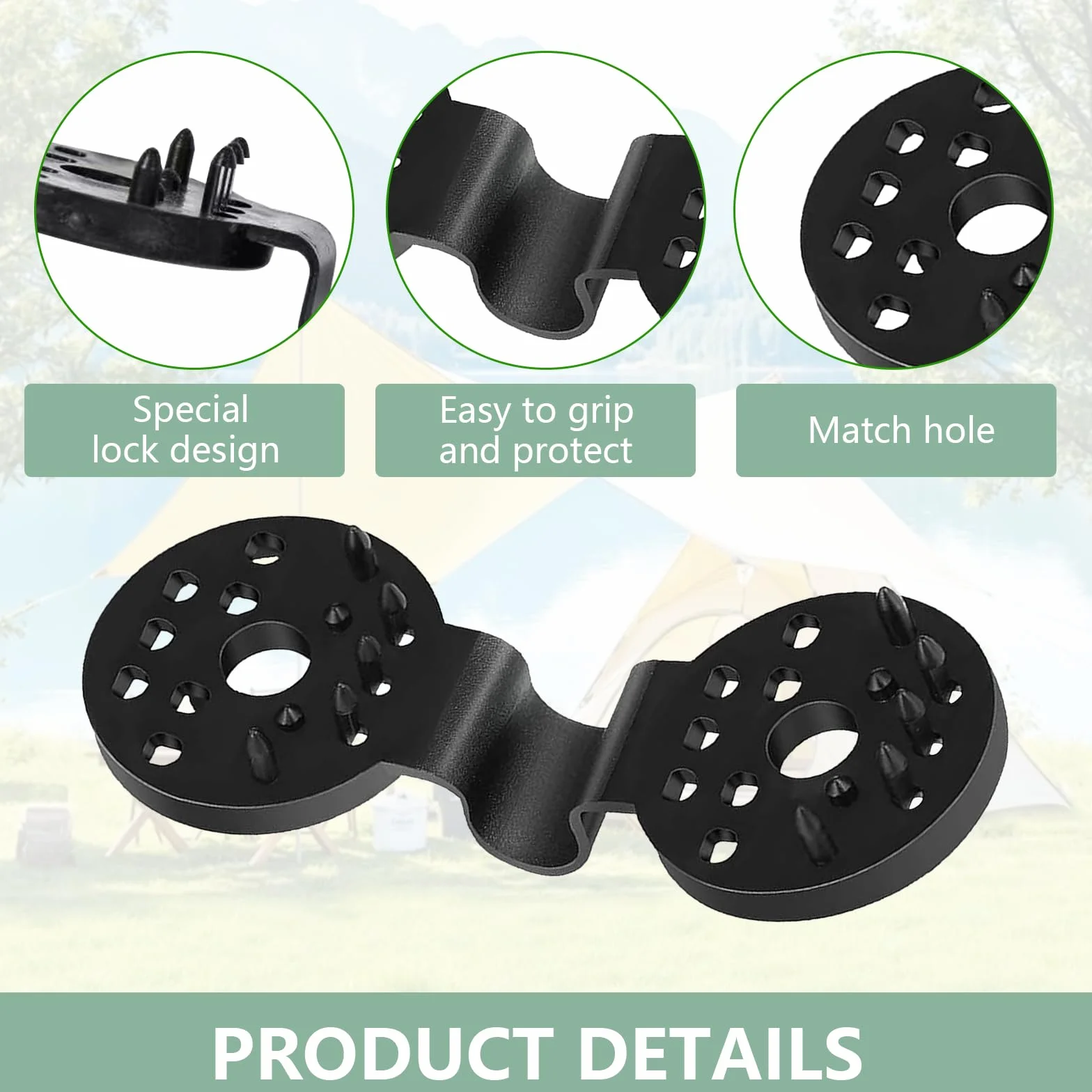 Clips de Filet 120 Pièces pour Toile d'Ombrage, Fixation Résistance Intempéries