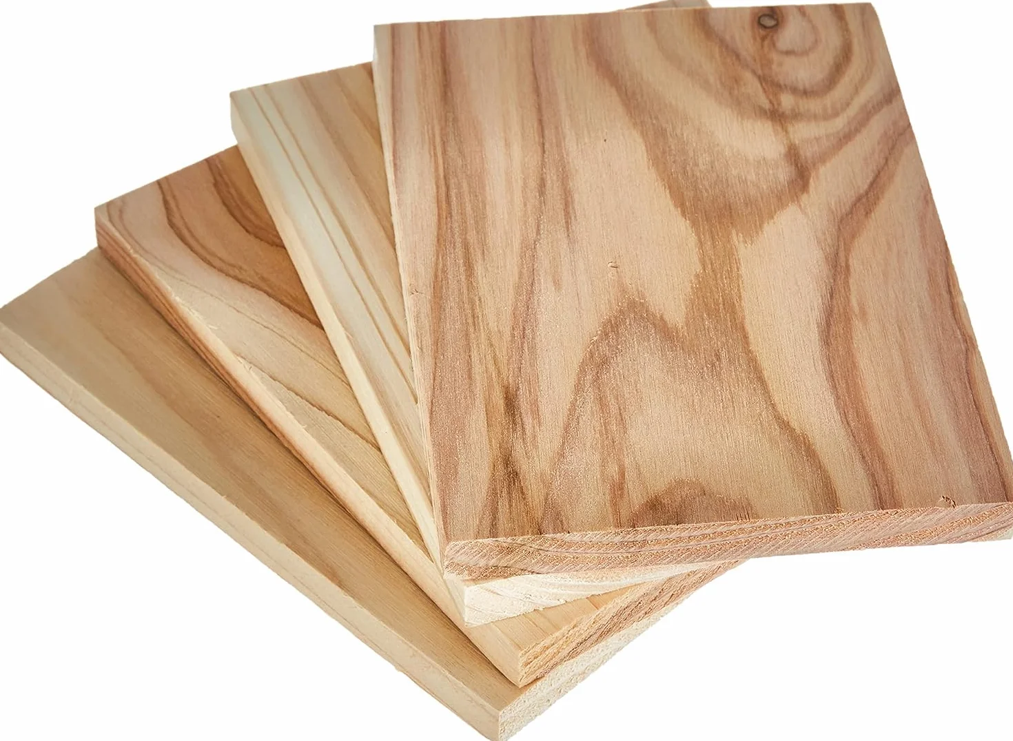 Weber Planches de fumage en cèdre rouge Western petit 1,1 x 11 x 15 cm lot de 4