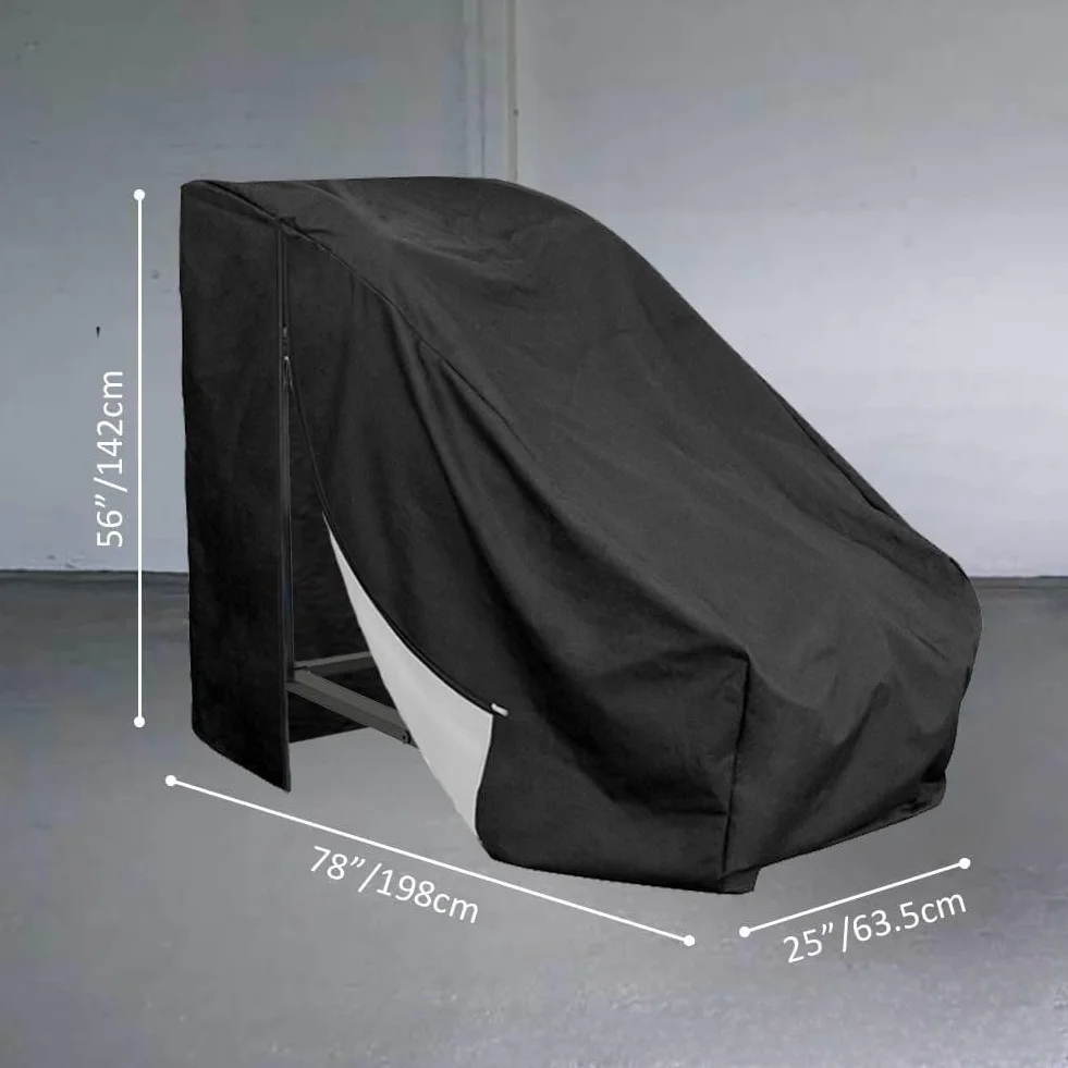 Housse de protection pour banc de musculation imperméable anti-poussière Oxford 420D noir