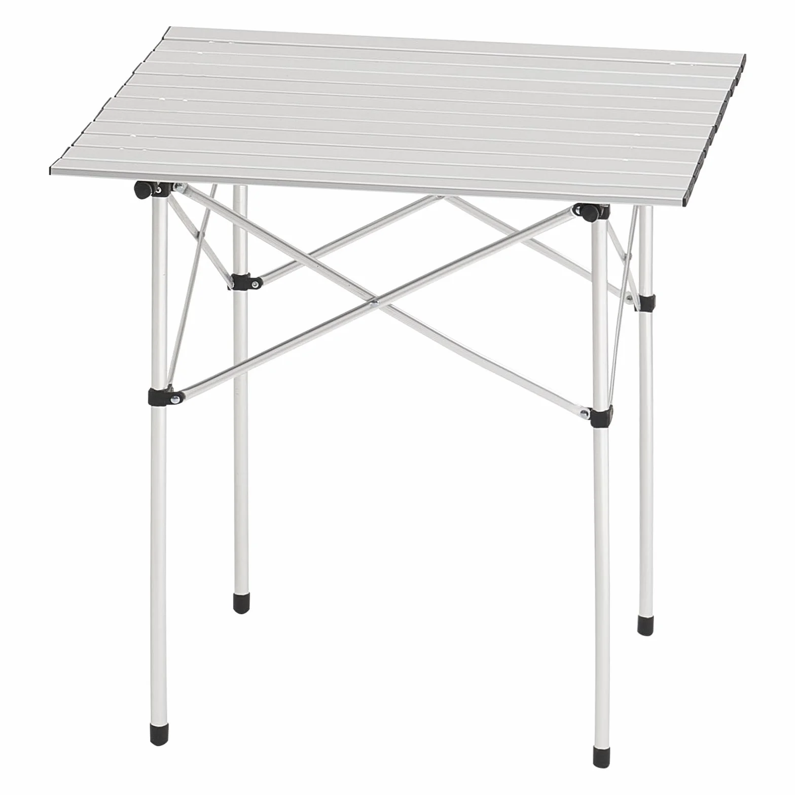 VEVOR Table de Camping Pliante 70x70 cm Aluminium Portable avec Sac de Transport