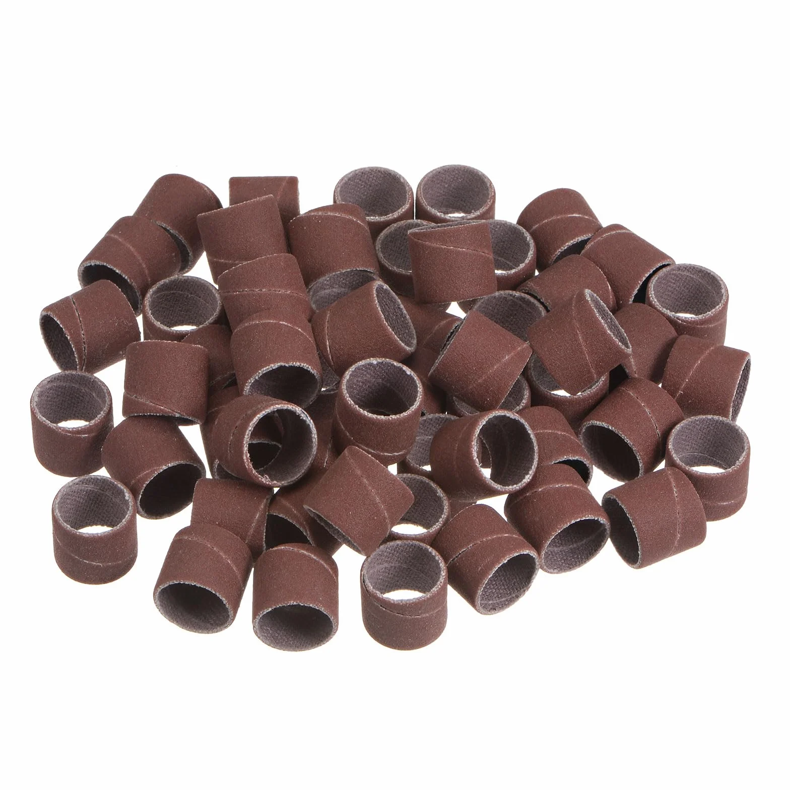 QUARKZMAN Lot de 50 tambours de ponçage 1/2" Mini manchons abrasifs grain 400 bandes abrasives pour meuleuses à tambour appareils rotatifs