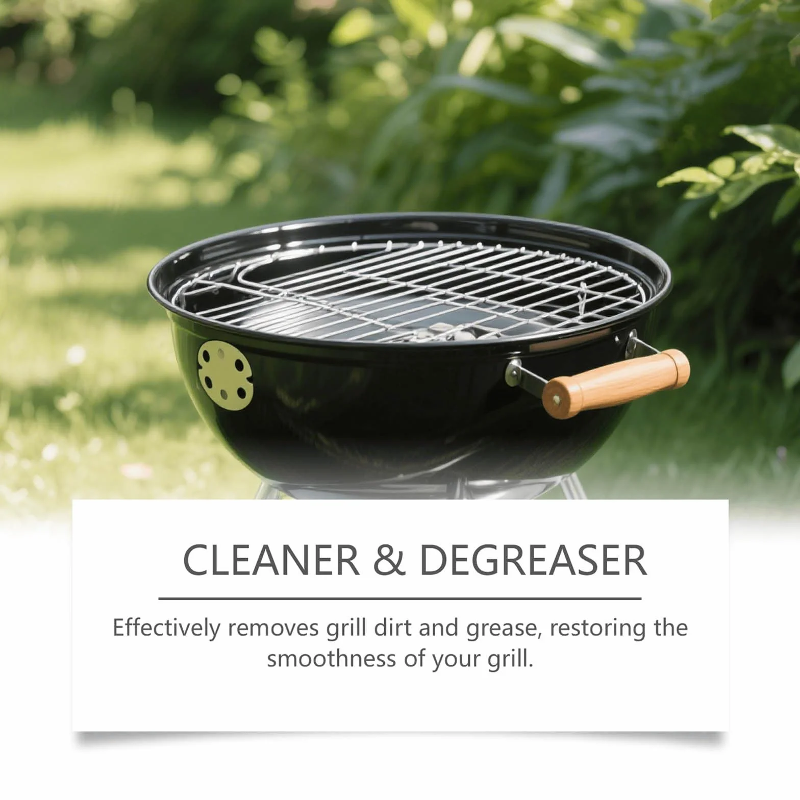 Heavy-Duty Grill Degreaser Spray BBQ Cleaner for Smoker Grease Stains