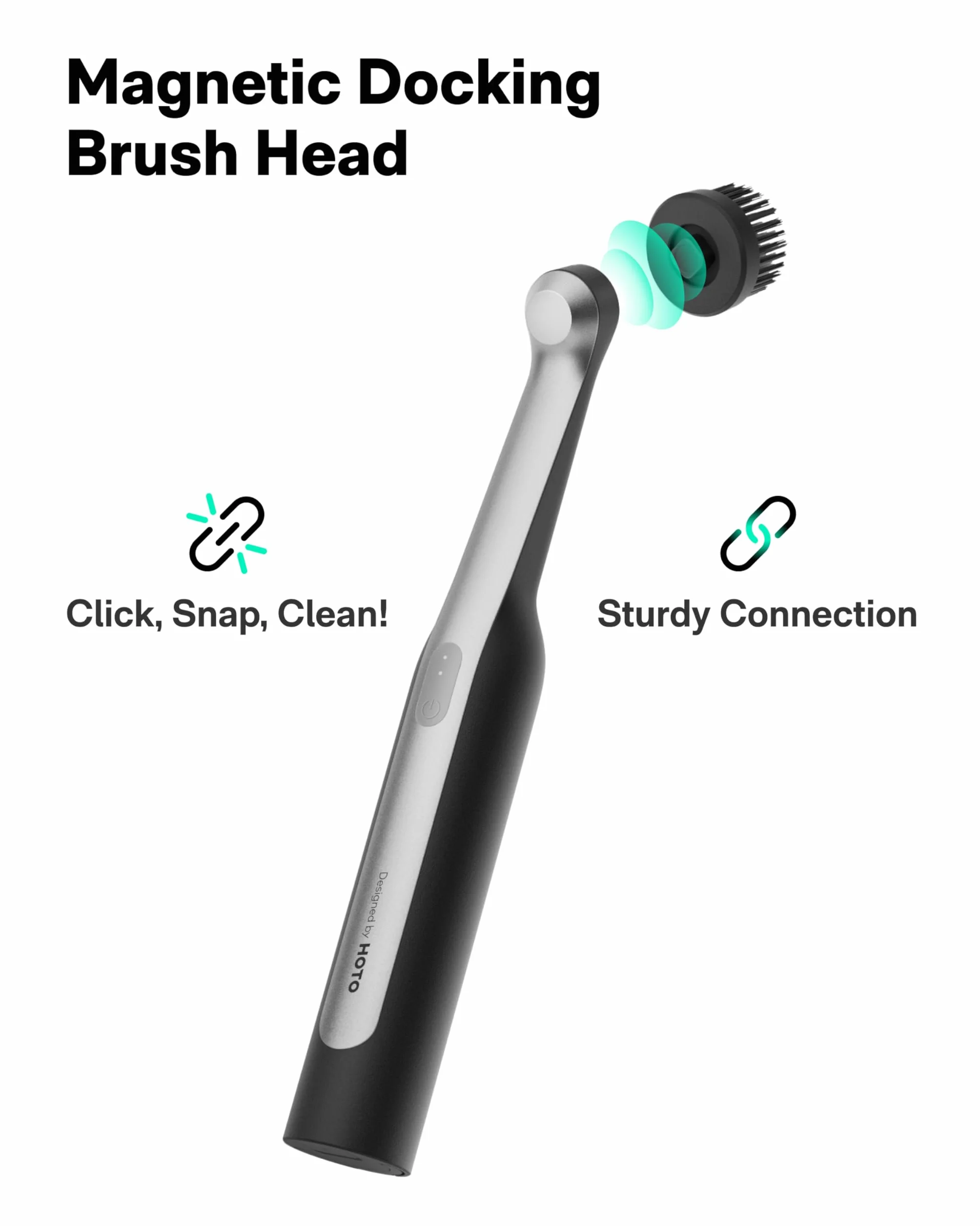 HOTO 16 têtes de Brosse de Remplacement pour la Brosse à Joints Wand™ – adaptées au Nettoyage des Carreaux, Joints, Coins et Fissures